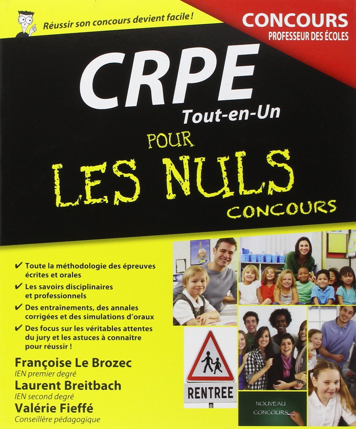 CRPE Tout-en-Un pour les Nuls Concours, nouvelle édition 9782754059367