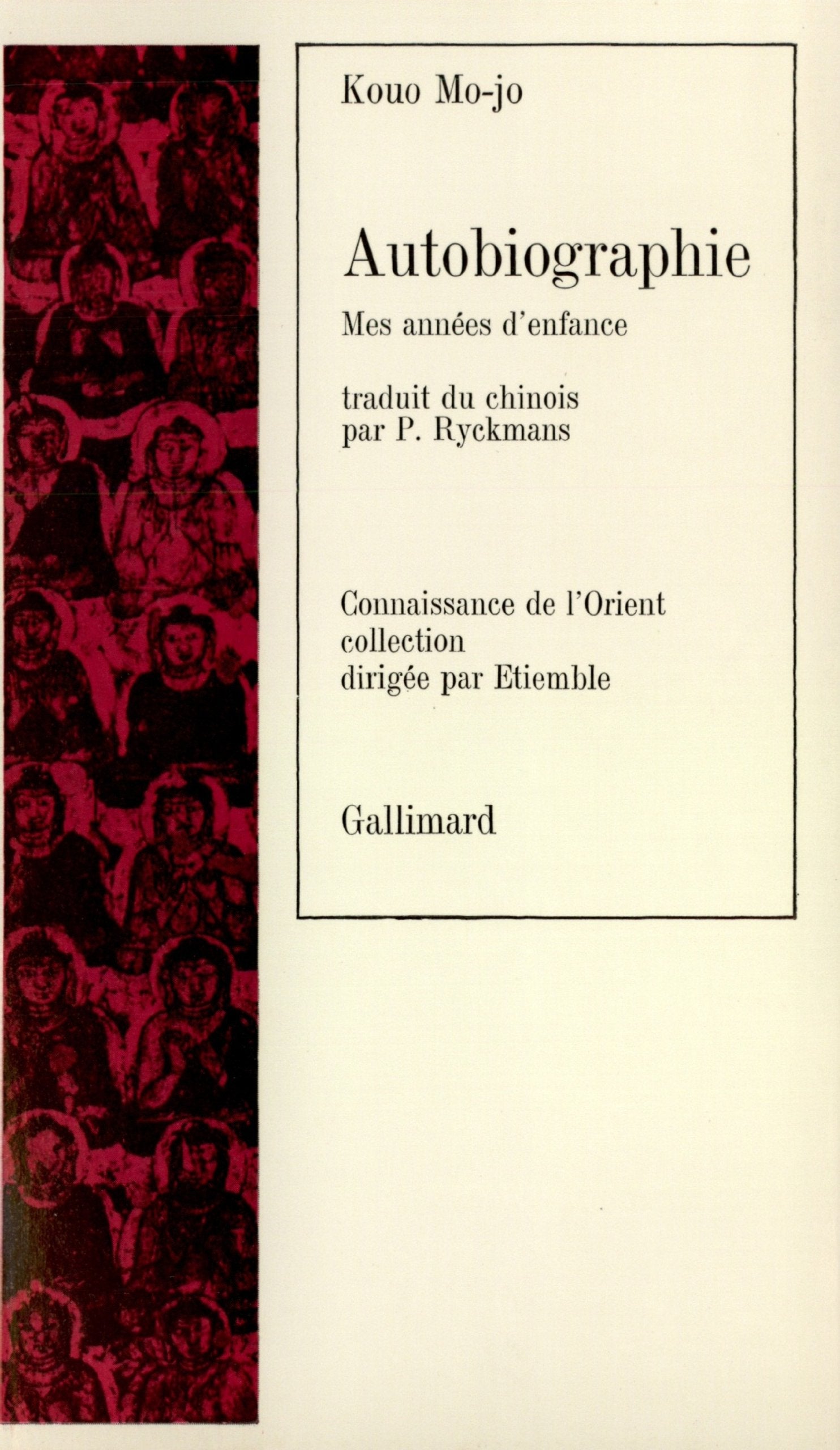 Autobiographie: Mes années d'enfance 9782070271368