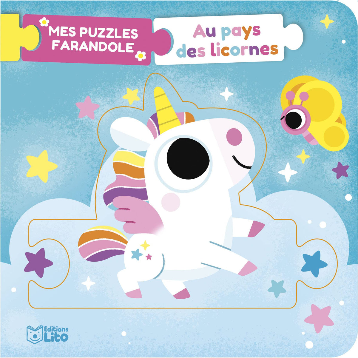 Mes puzzles farandole - Au pays des licornes - Dès 1 an 9782244368474