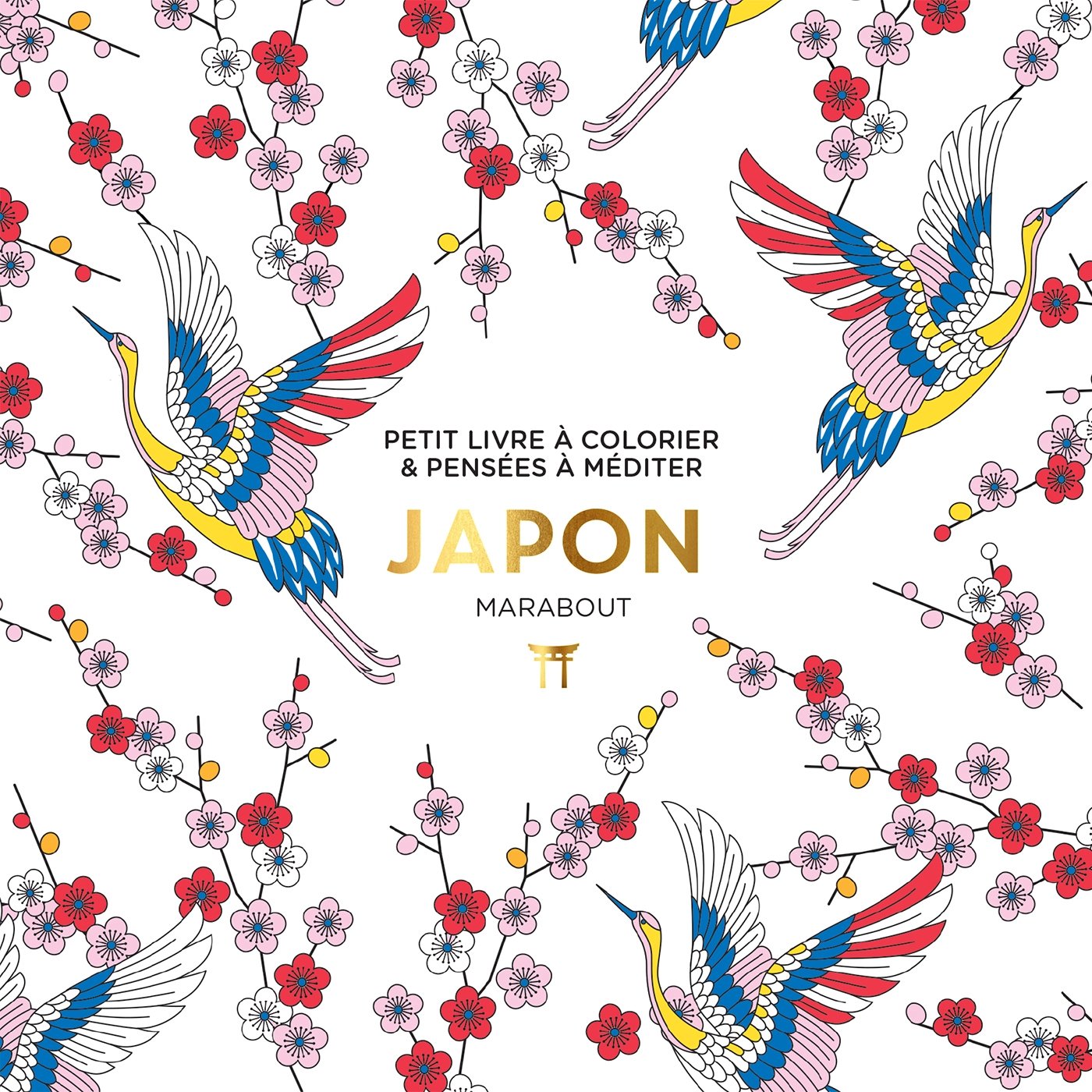 Japon: Petit livre à colorier & pensées à méditer 9782501112956