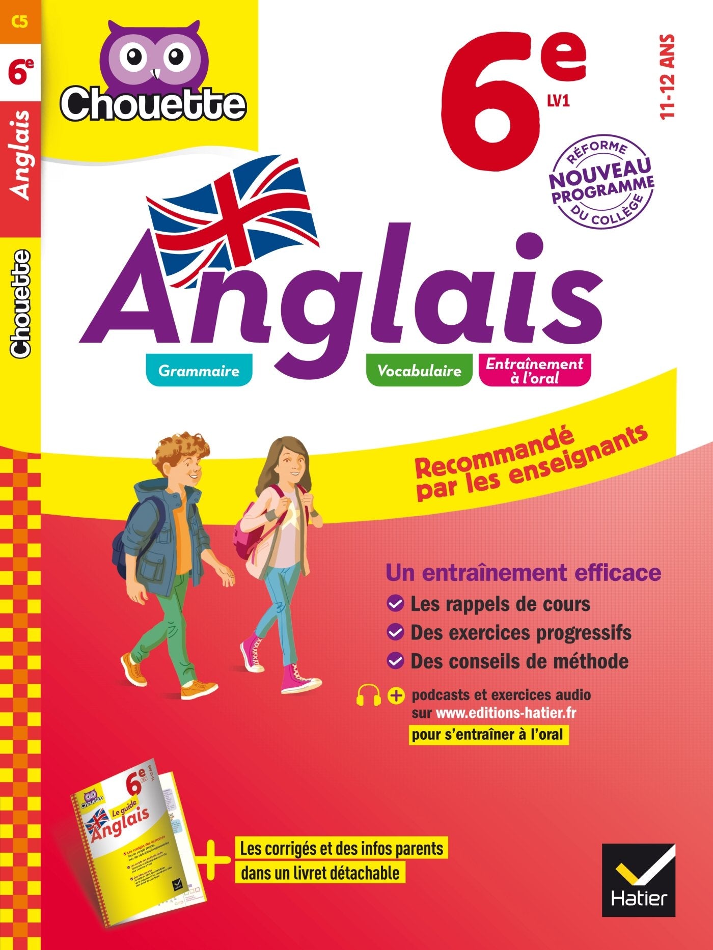 Anglais 6e - LV1 (A1 vers A2): cahier d'entraînement et de révision 9782218996580