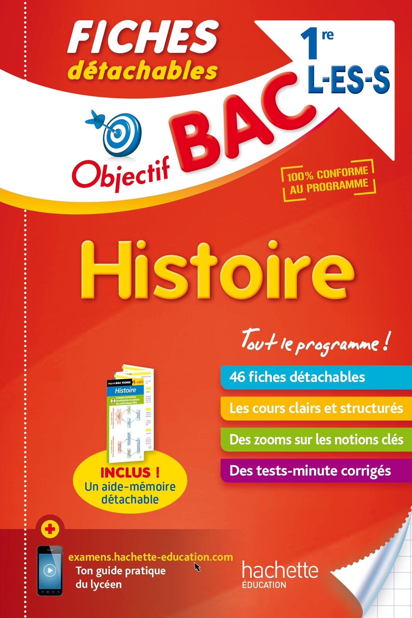 Objectif Bac Fiches Détachables Histoire 1ères L/Es/S 9782017015840