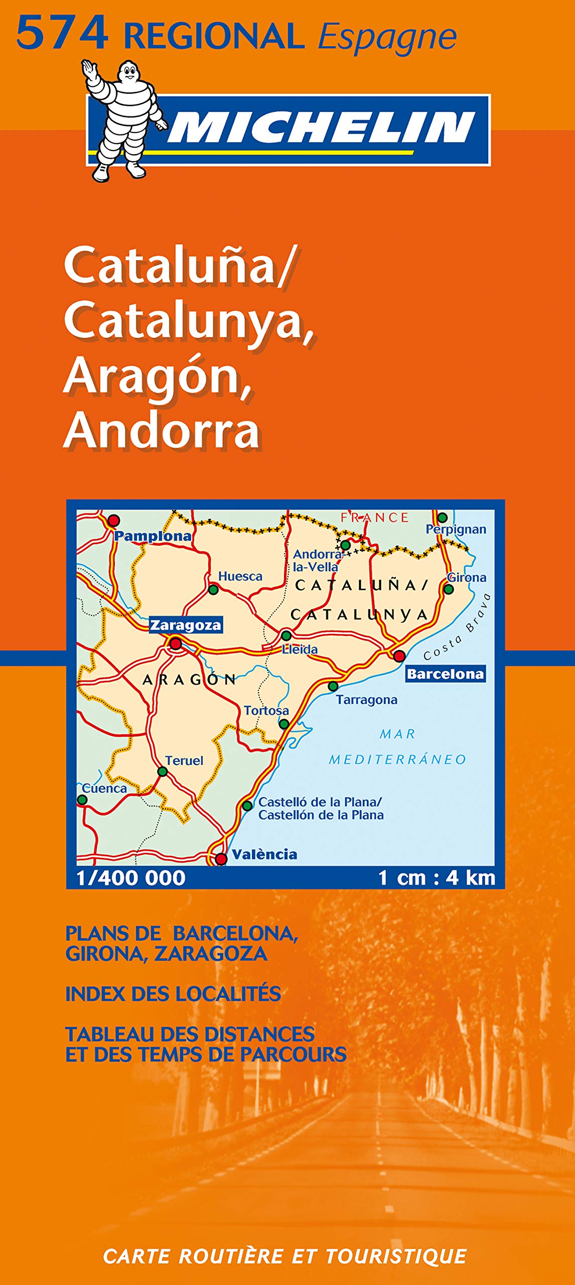 Carte RGIONAL Aragon,Cataluna, Catalunya 9782061007631
