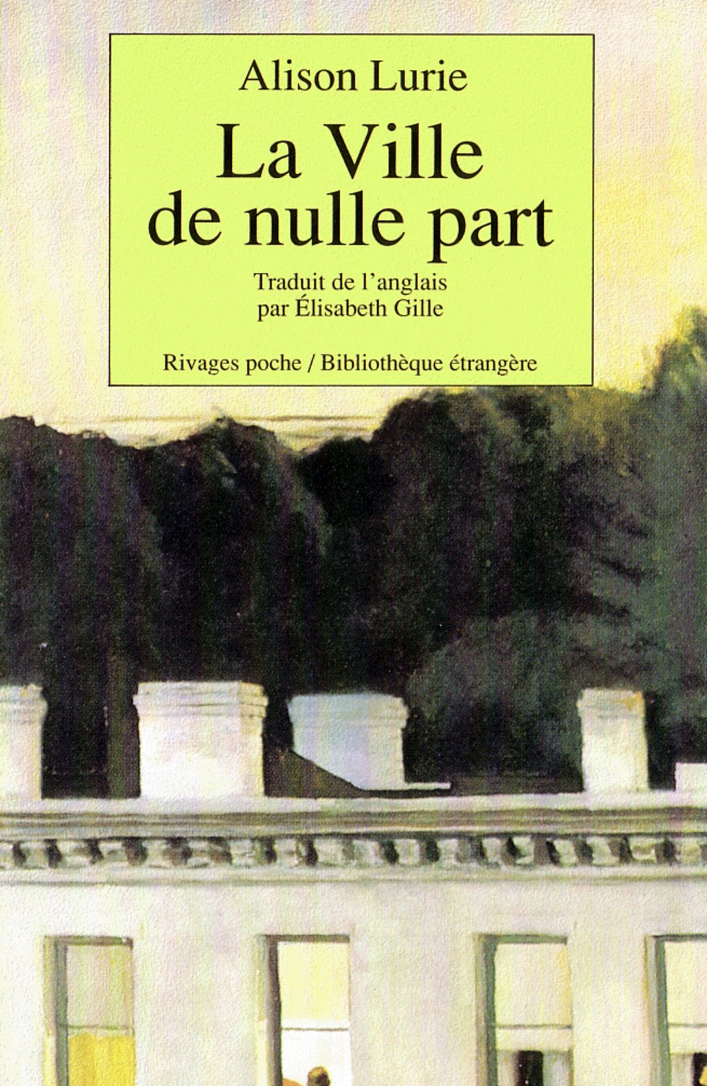 La Ville de nulle part 9782869303560