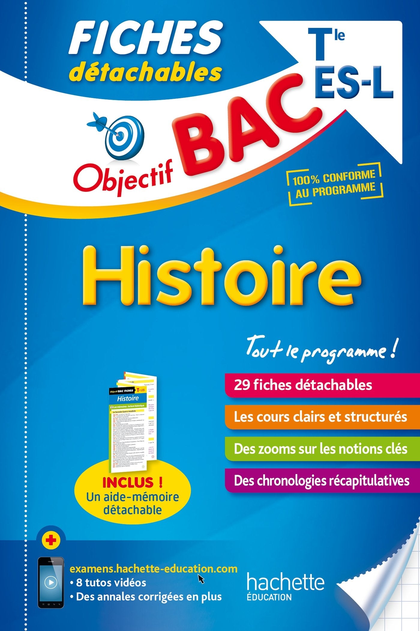 Objectif Bac Fiches Détachables Histoire Term L/Es 9782017015871