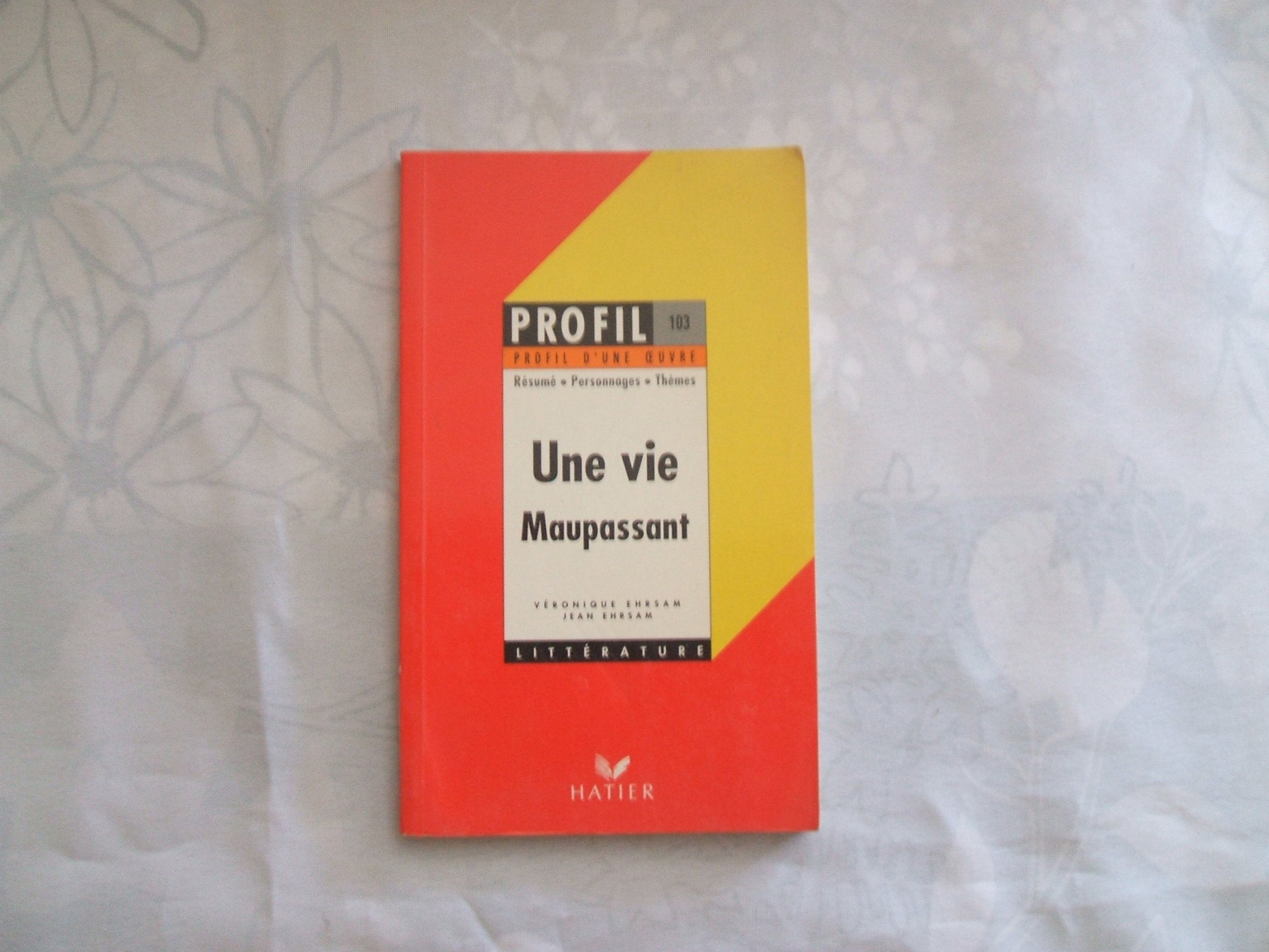 Profil d'Une Oeuvre: Maupassant : Une Vie (1883) : résumé, personnages, thèmes 9782218052583