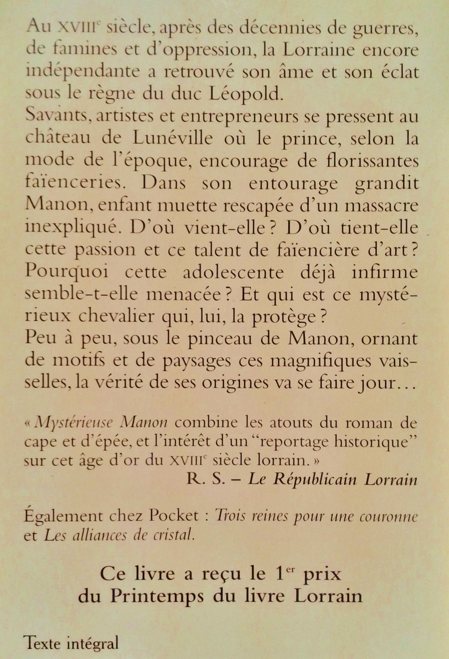 Mystérieuse Manon 9782702890783