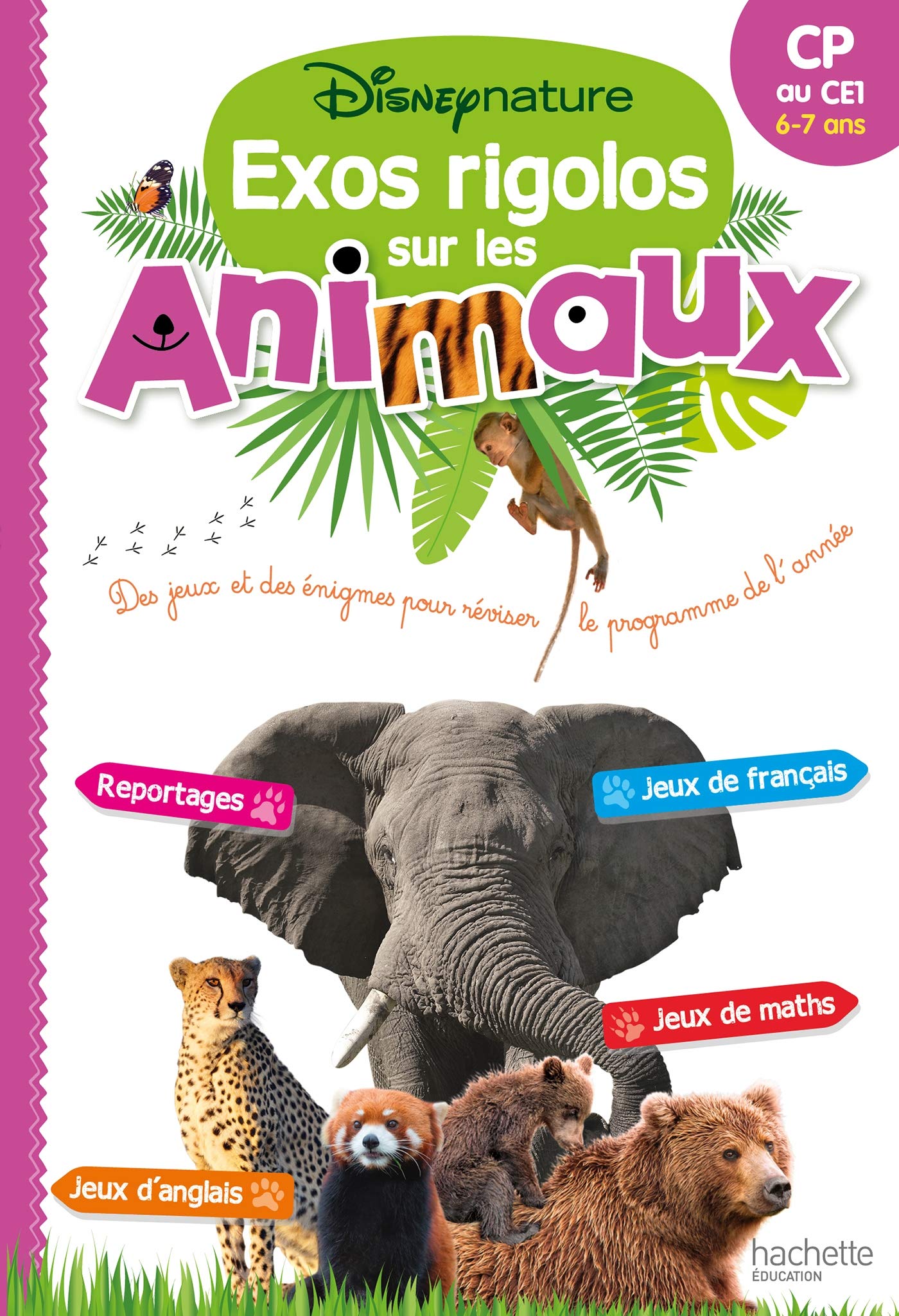 Disney Nature - Exos rigolos sur les animaux - CP 9782017865025