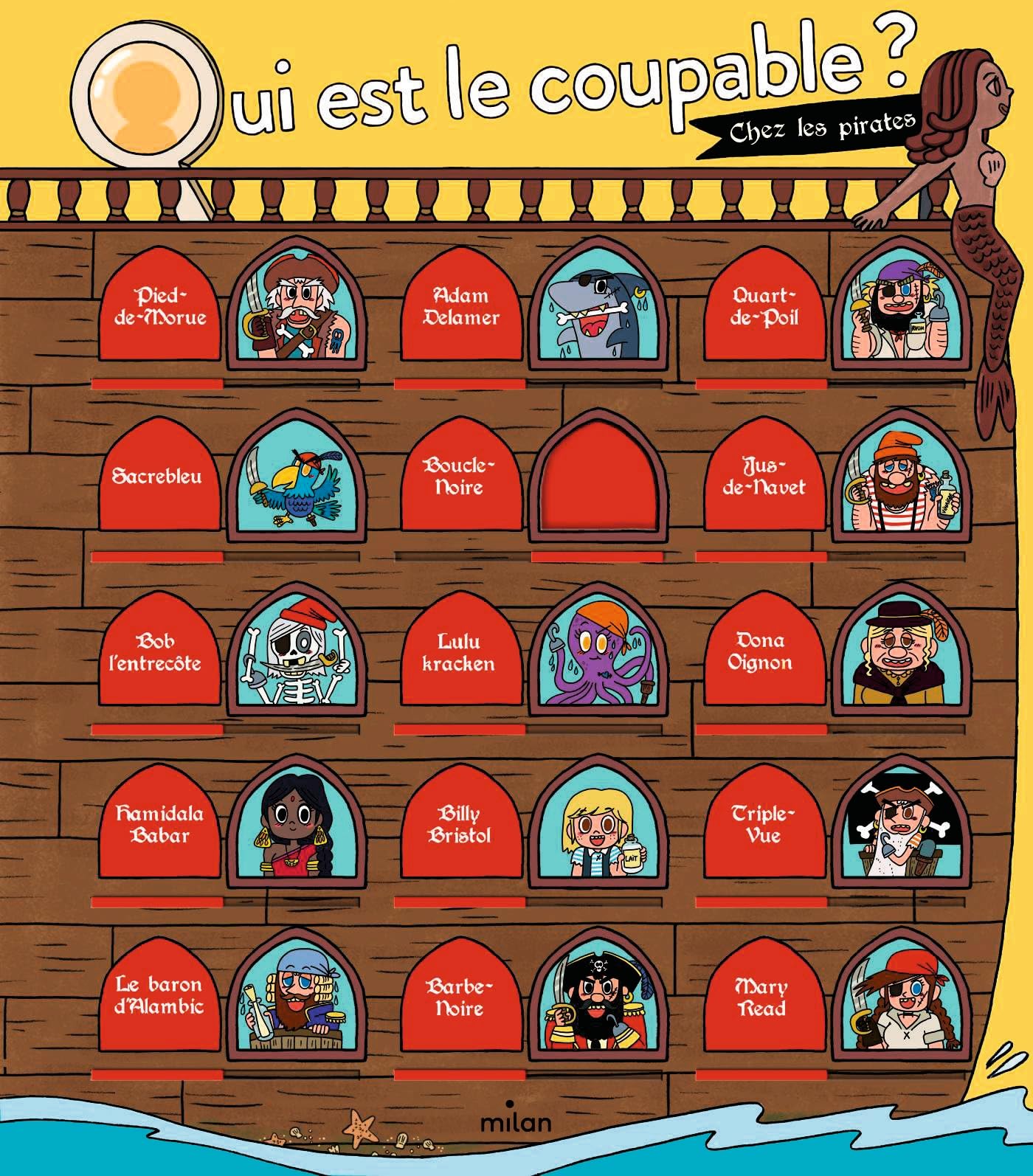 Qui est le coupable ? Chez les pirates 9782745976208