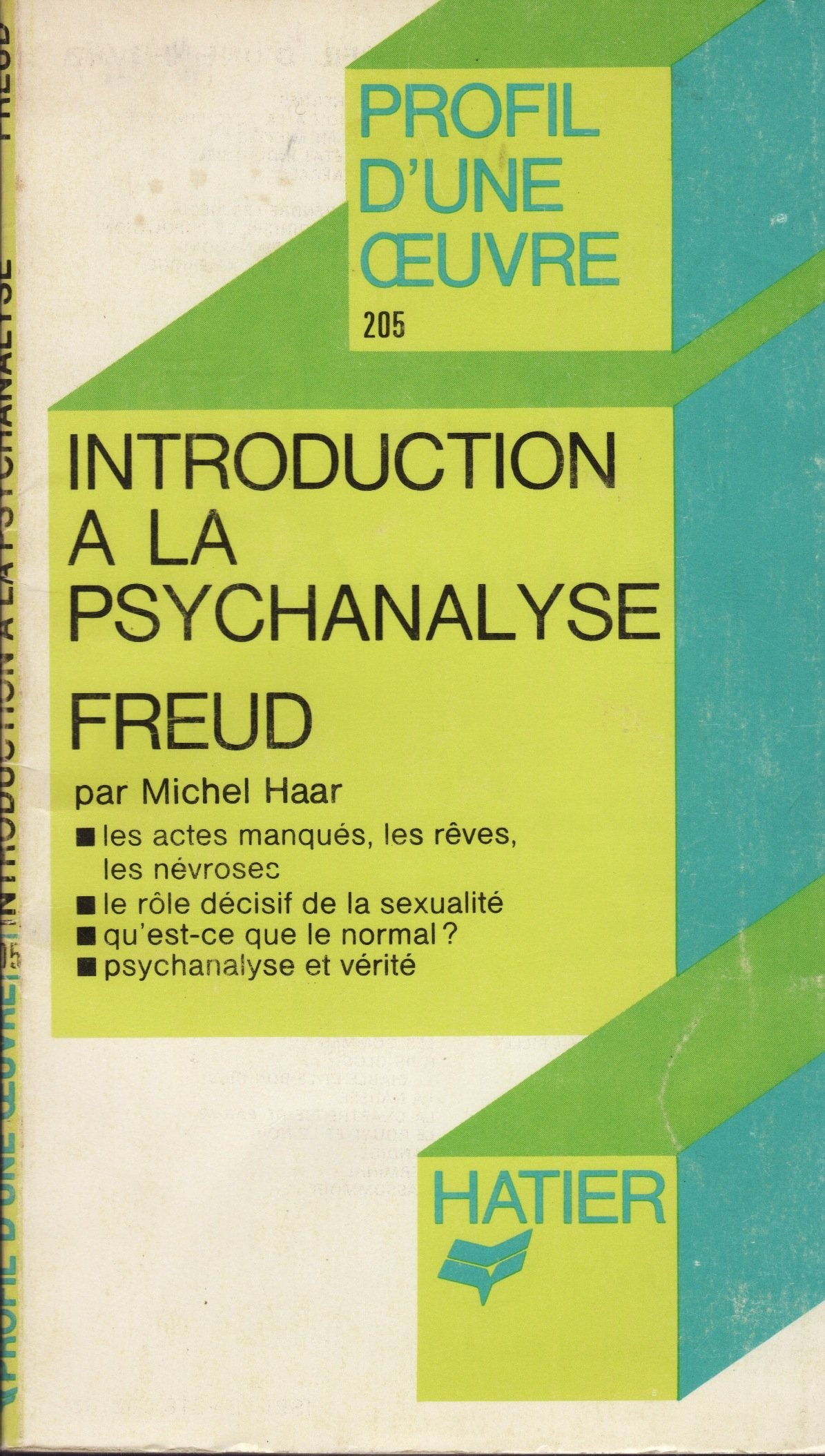 ©introduction a la psychanalyseî, freud : analyse critique 9782218021336