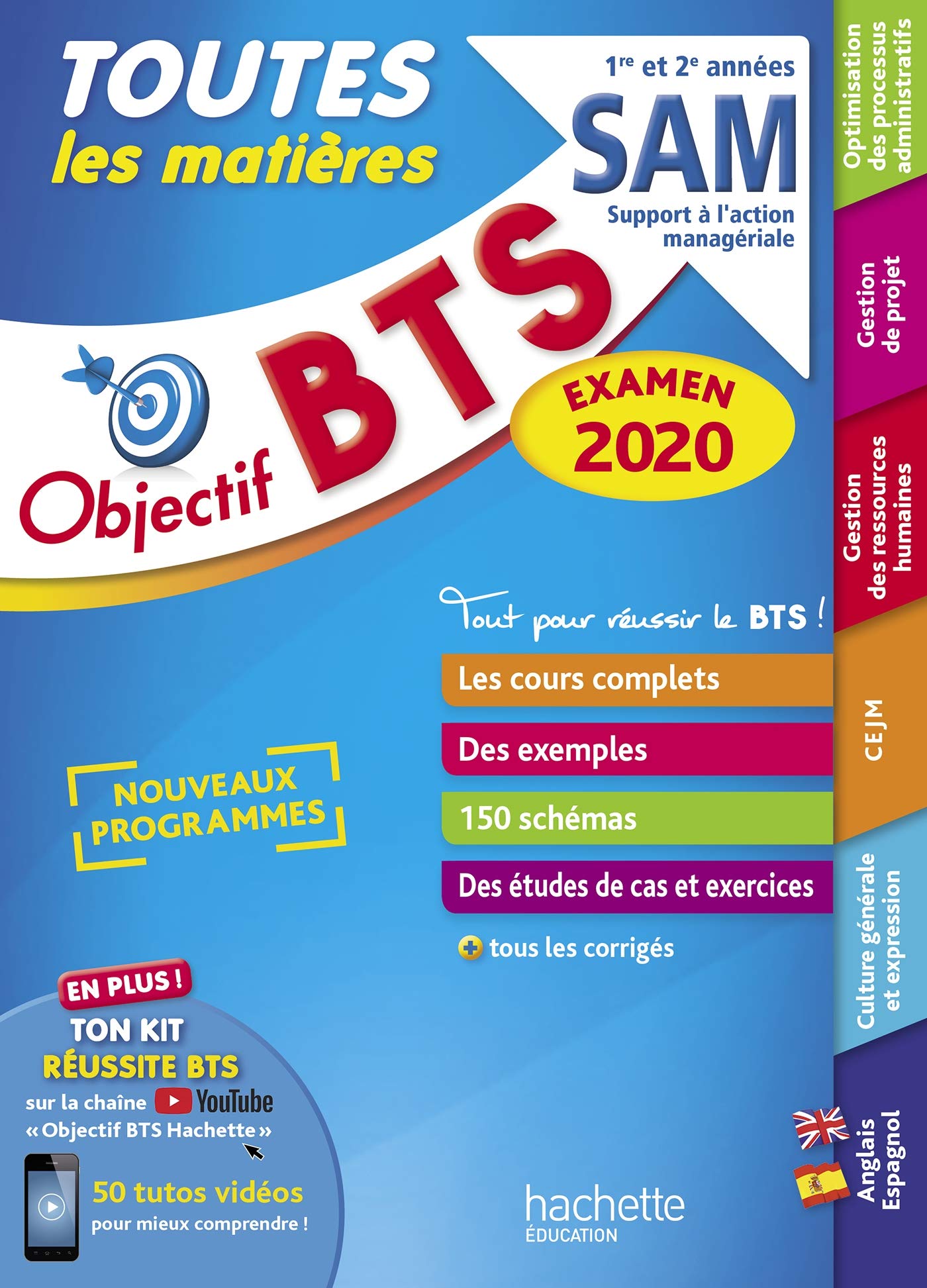 Objectif BTS SAM 2020 Toutes les matières 9782017014010