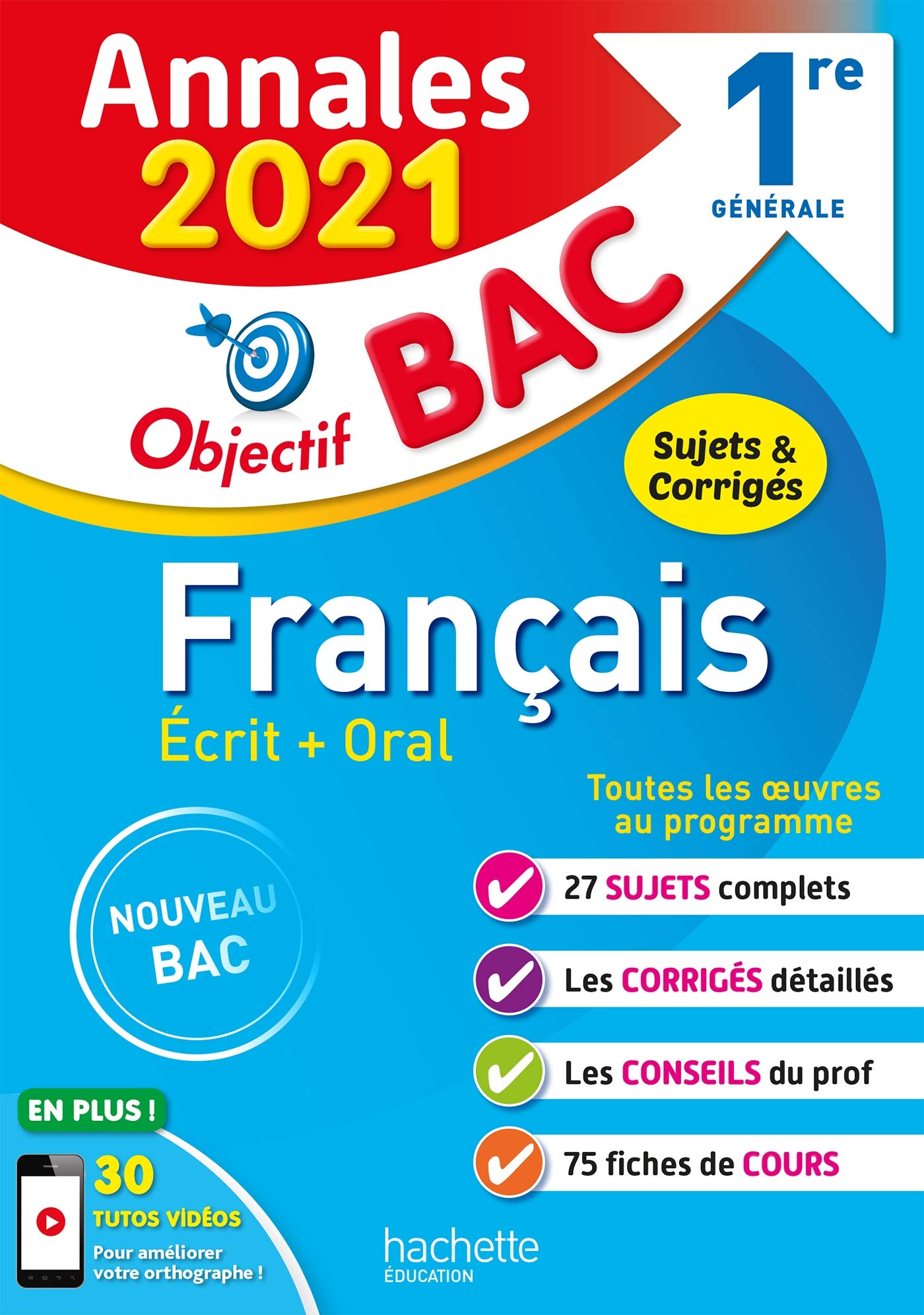 Annales Bac 2021 Français 1ères 9782017122197