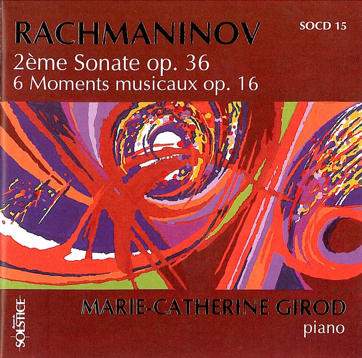 Rachmaninoff Serge-2ème Sonate, 6 Moments Musicaux 3279790152030