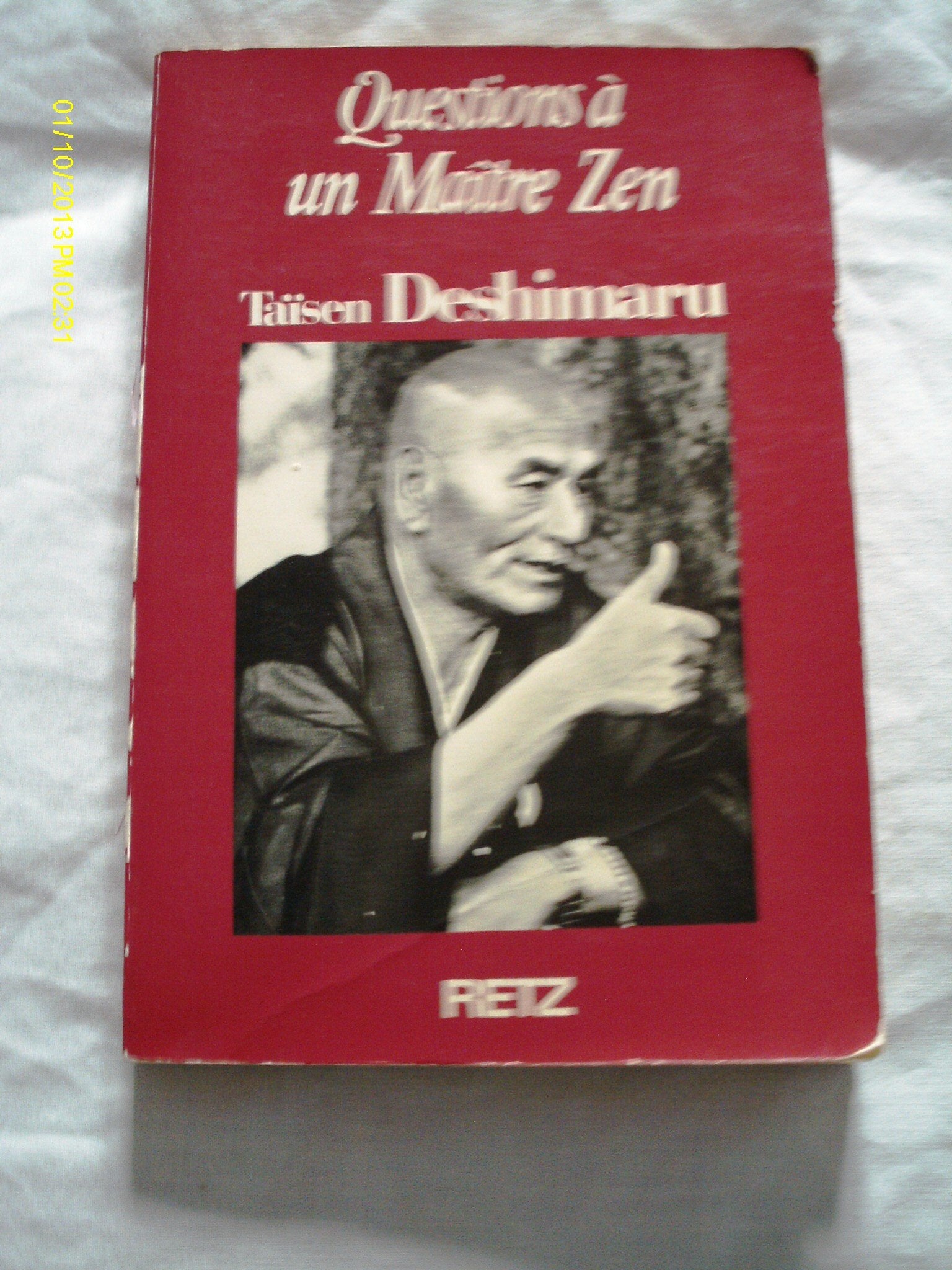 Questions a un maitre zen 9782725610191