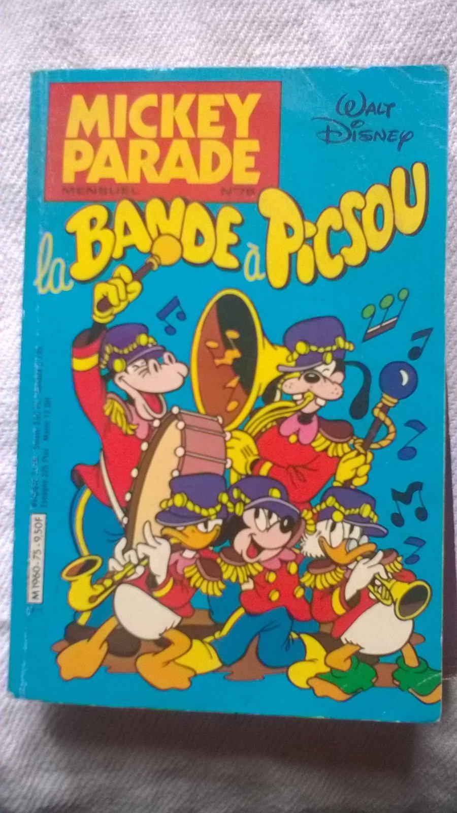 MICKEY PARADE n° 75 du Premier Mars 1986 : La bande à Picsou. 