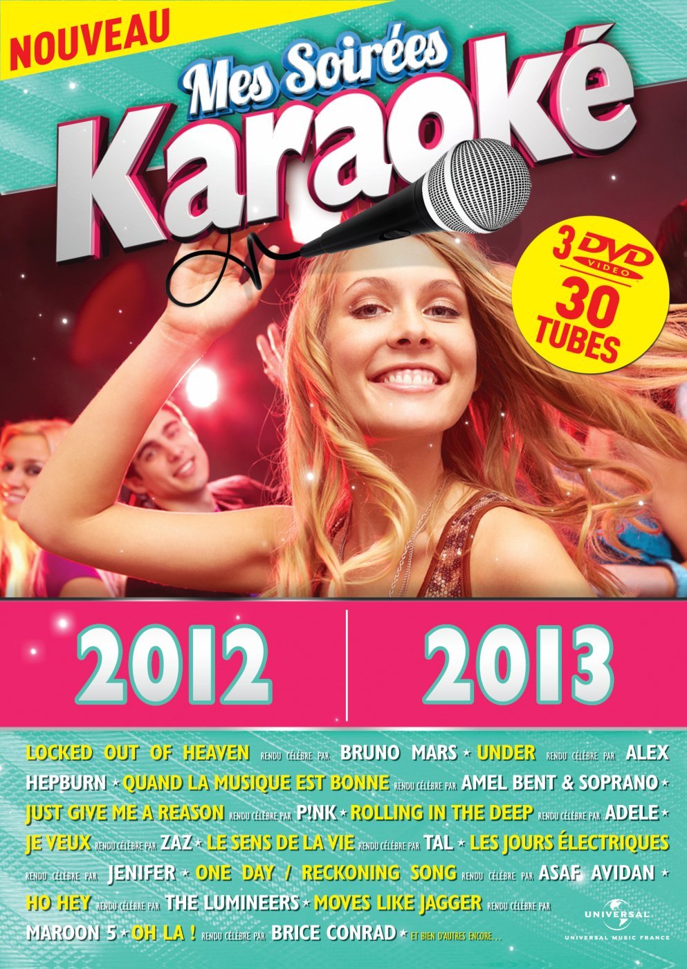 Coffret 3 DVD Mes Soirees Karaoke Vol 11 - 2013 Vol 1 + Vol 2 + 2012 Vol 1 0602537449156