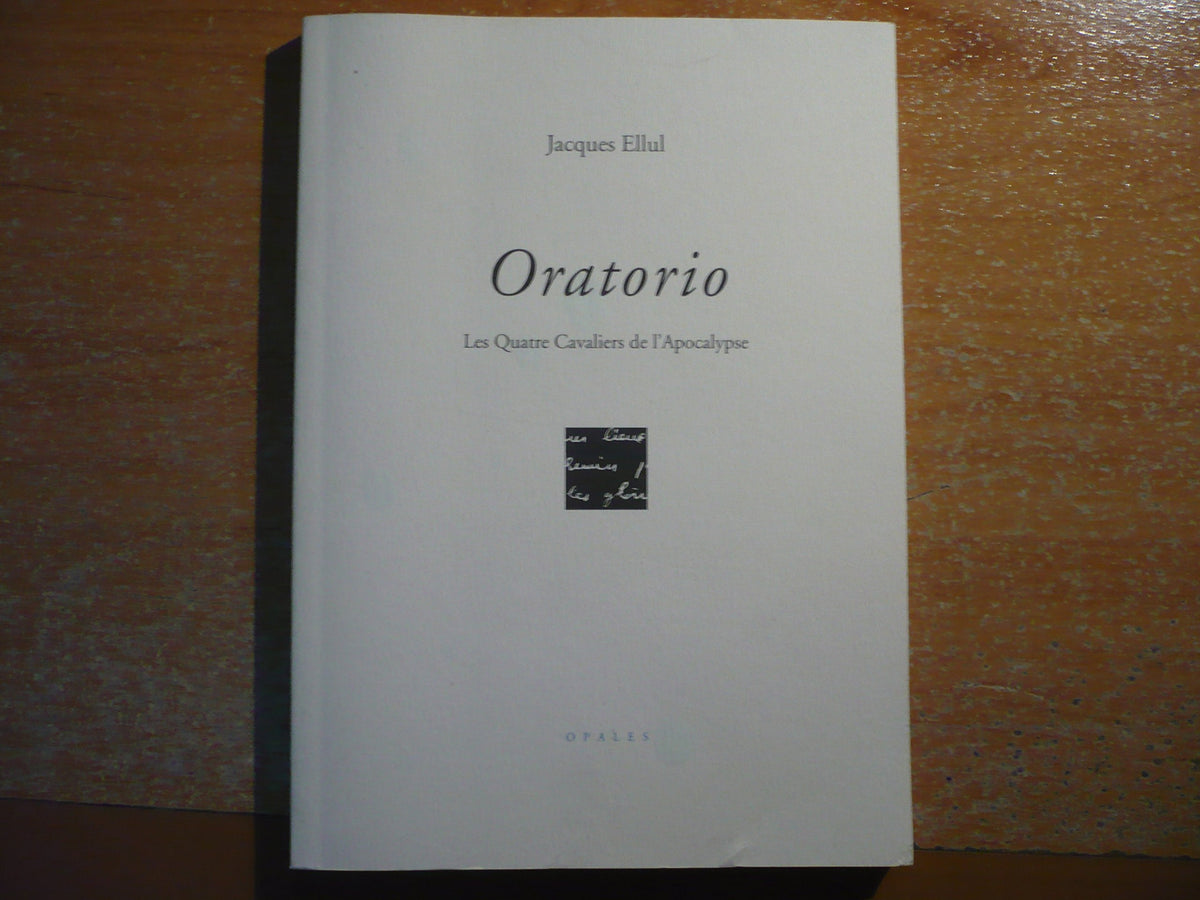 Oratorio 9782908799354