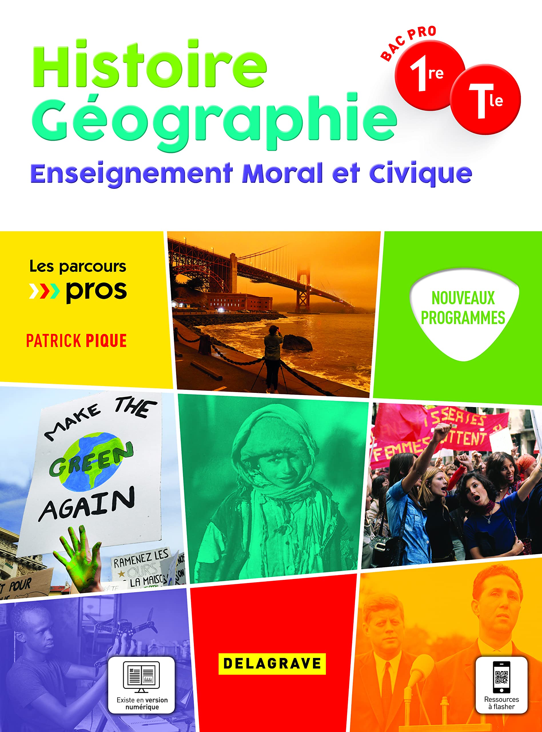 Histoire Géographie EMC 1re, Tle Bac Pro (2021) - Pochette élève 9782206402673