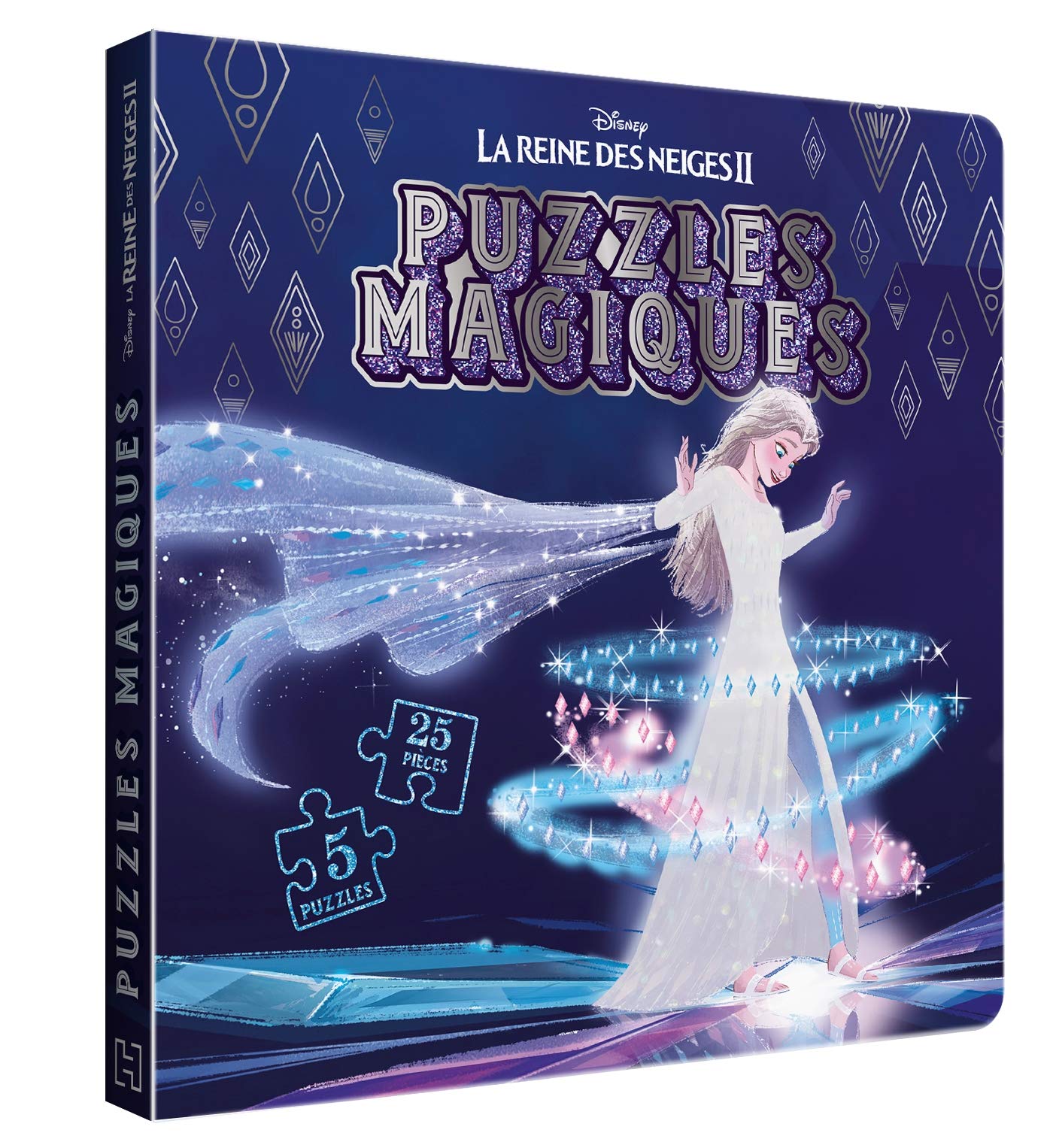 LA REINE DES NEIGES 2 - Puzzles Magiques - 5 puzzles 25 pièces - Disney 9782016289600