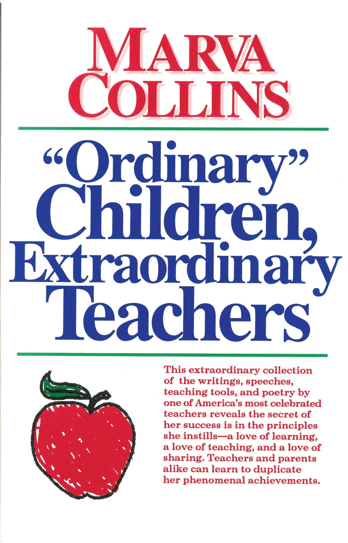 Ordinary Children, Extraordinary Teachers 9781878901415