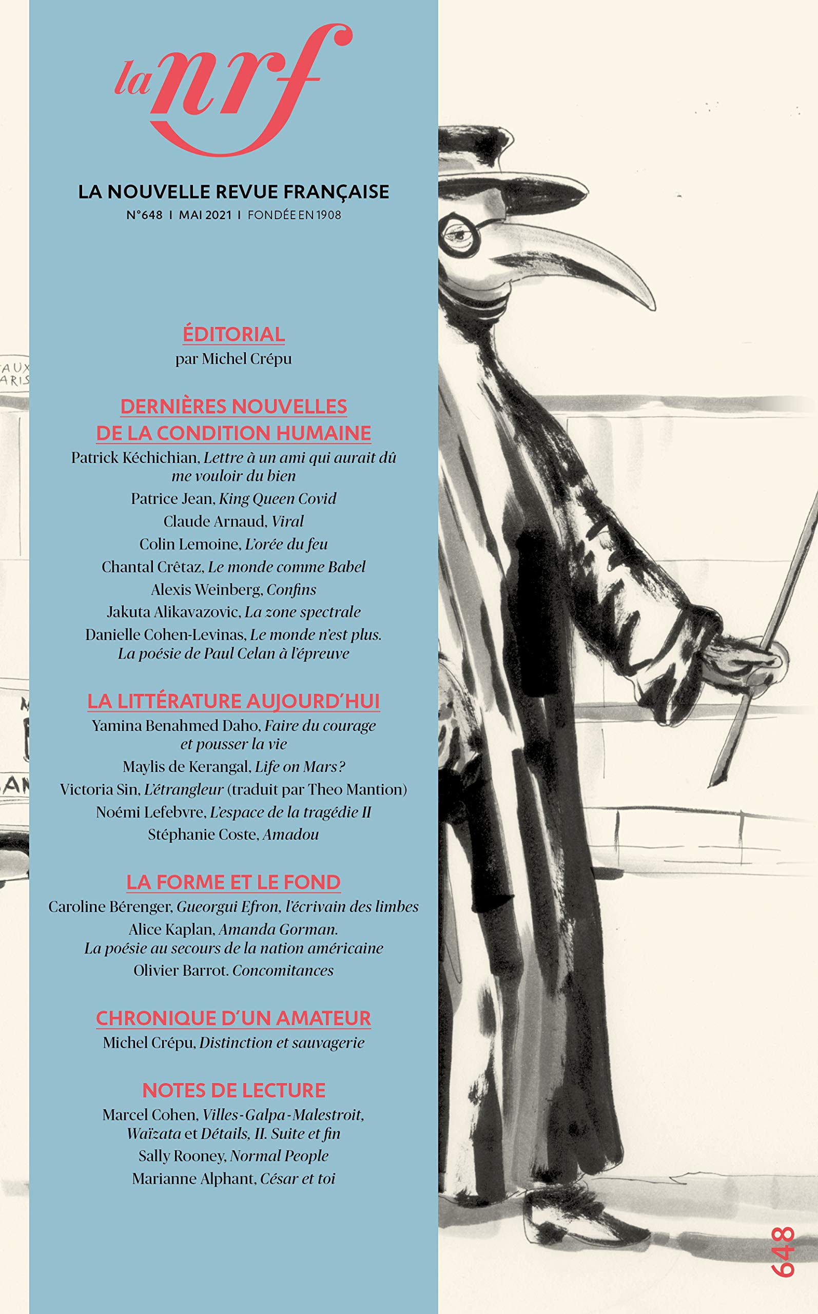La Nouvelle Revue Française 9782072943751