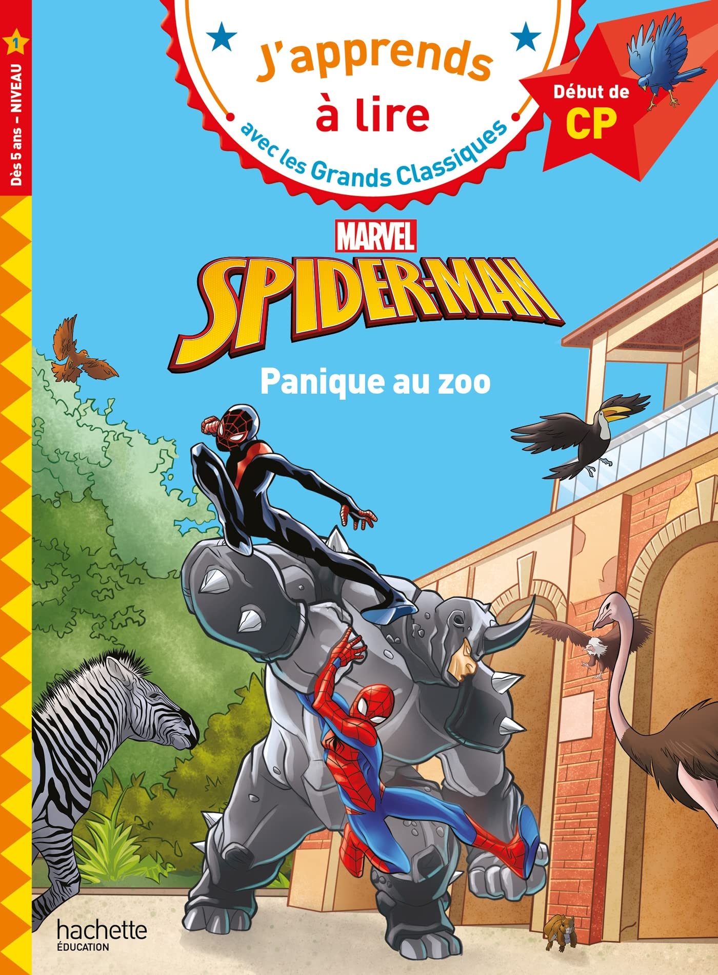 Disney CP niveau1 Spider-Man Panique au zoo 9782017212942