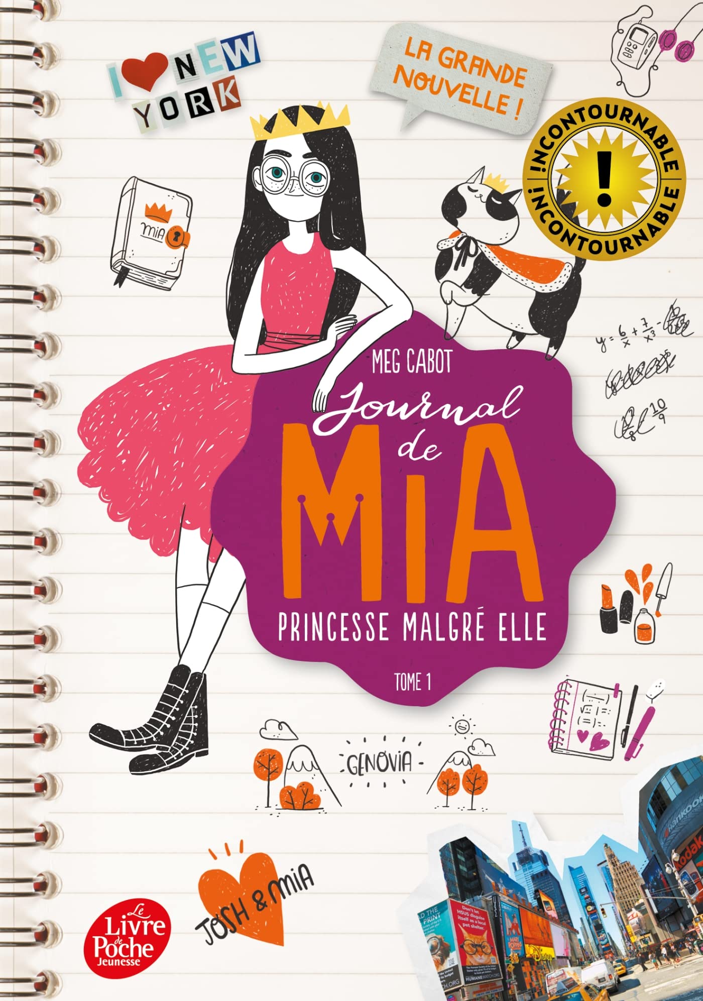 Journal de Mia, princesse malgré elle - Tome 1: La grande nouvelle ! 9782017043904