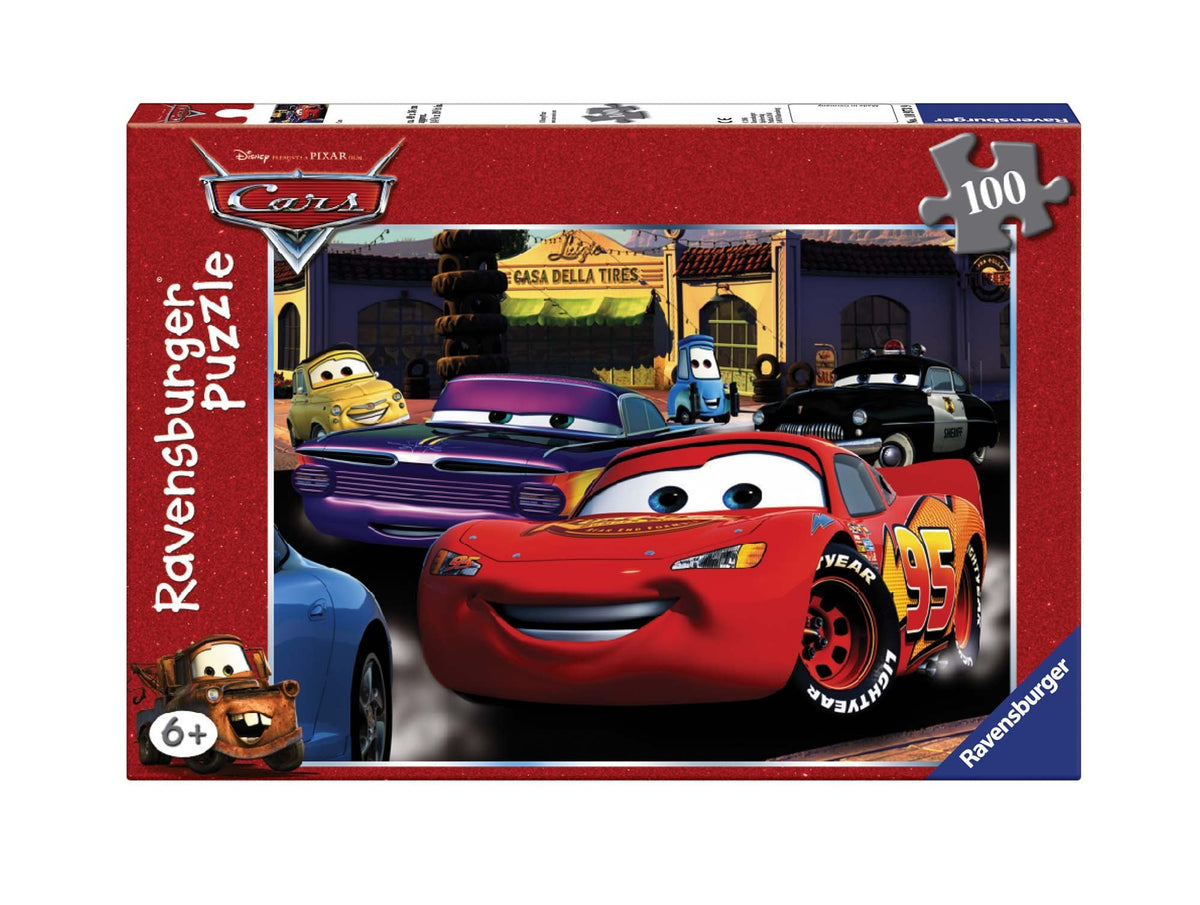 Ravensburger -10973 - Puzzle Enfant Classique - Cars - sur Les Chapeaux De Roues - 100 Pièces XXL 4005556109739