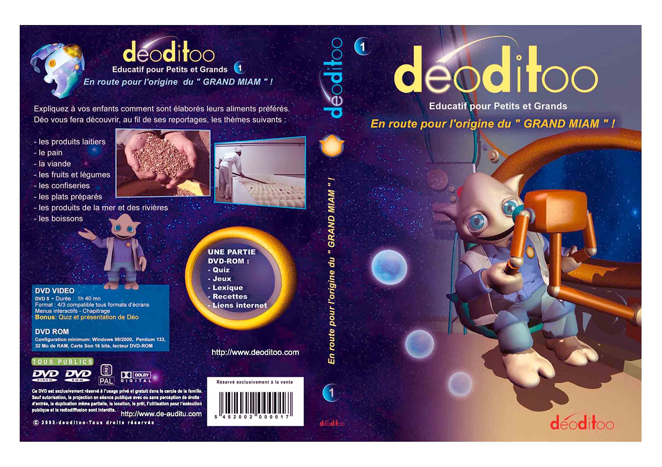 Deoditoo-Vol. 1 : en Route pour l'origine du Grand Miam 5452002014588