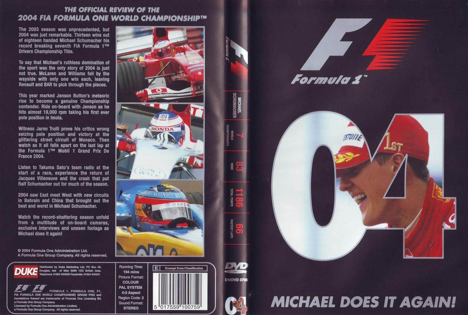 Formule 1, saison 2004 3384442064538