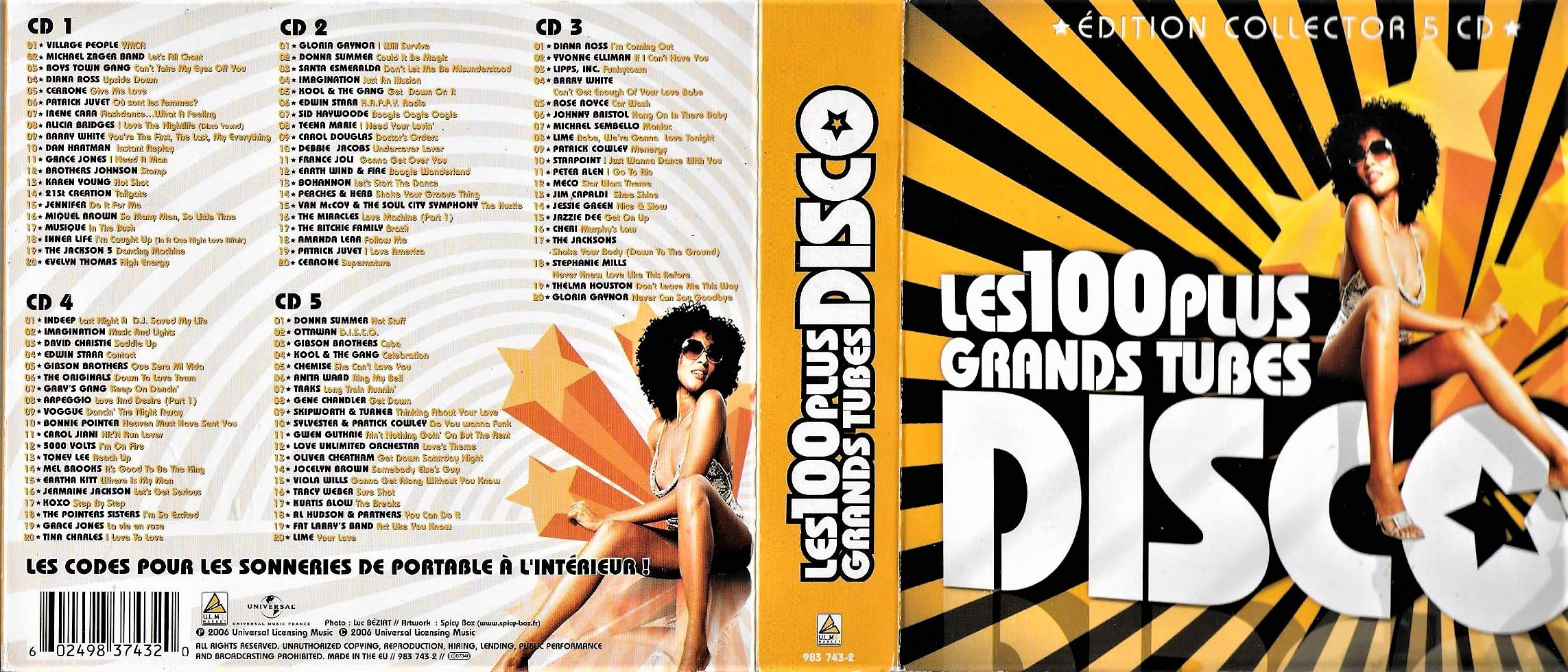 Les 100 Plus Grands Tubes Disco [Import] 0602498374320