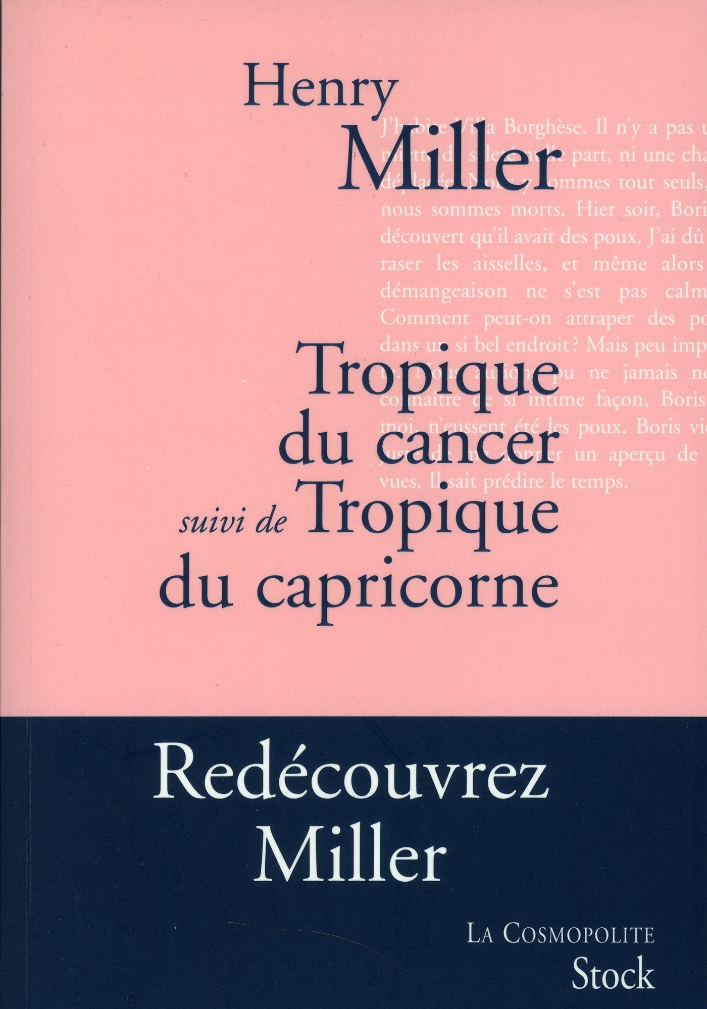 Tropique du Cancer suivi de Tropique du Capricorne 9782234058248