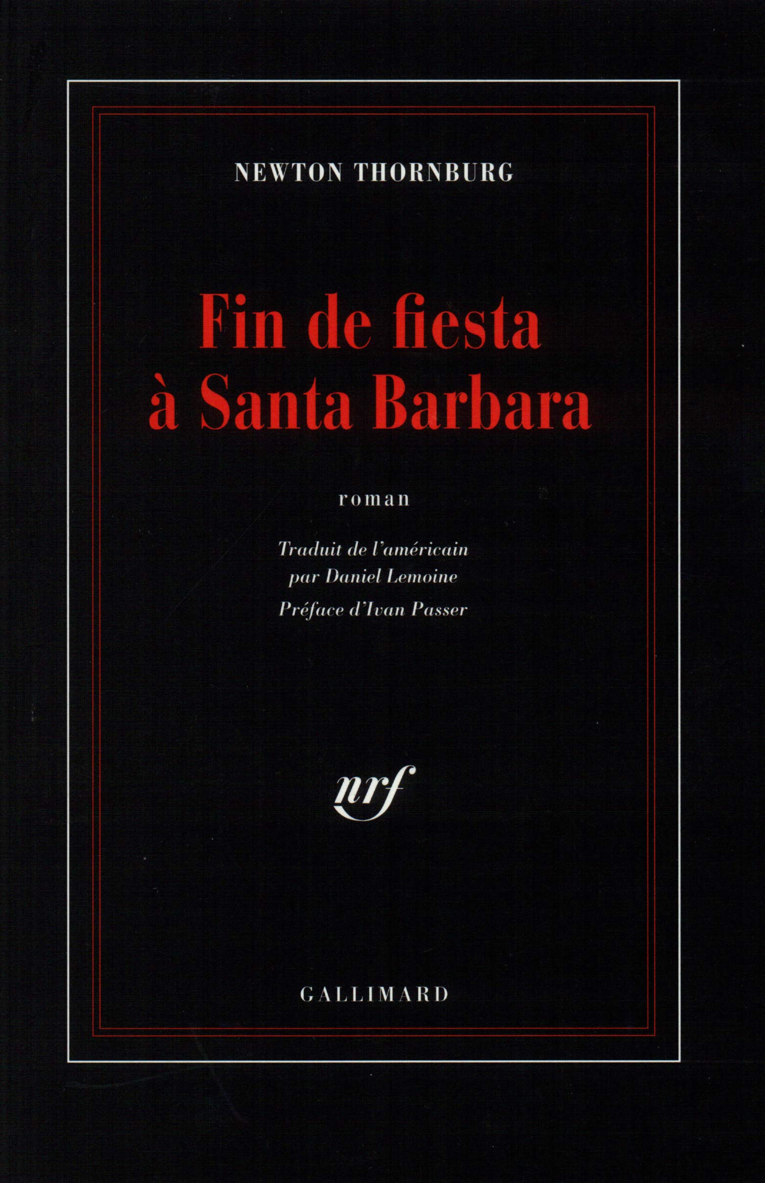 Fin de fiesta à Santa Barbara 9782070736683