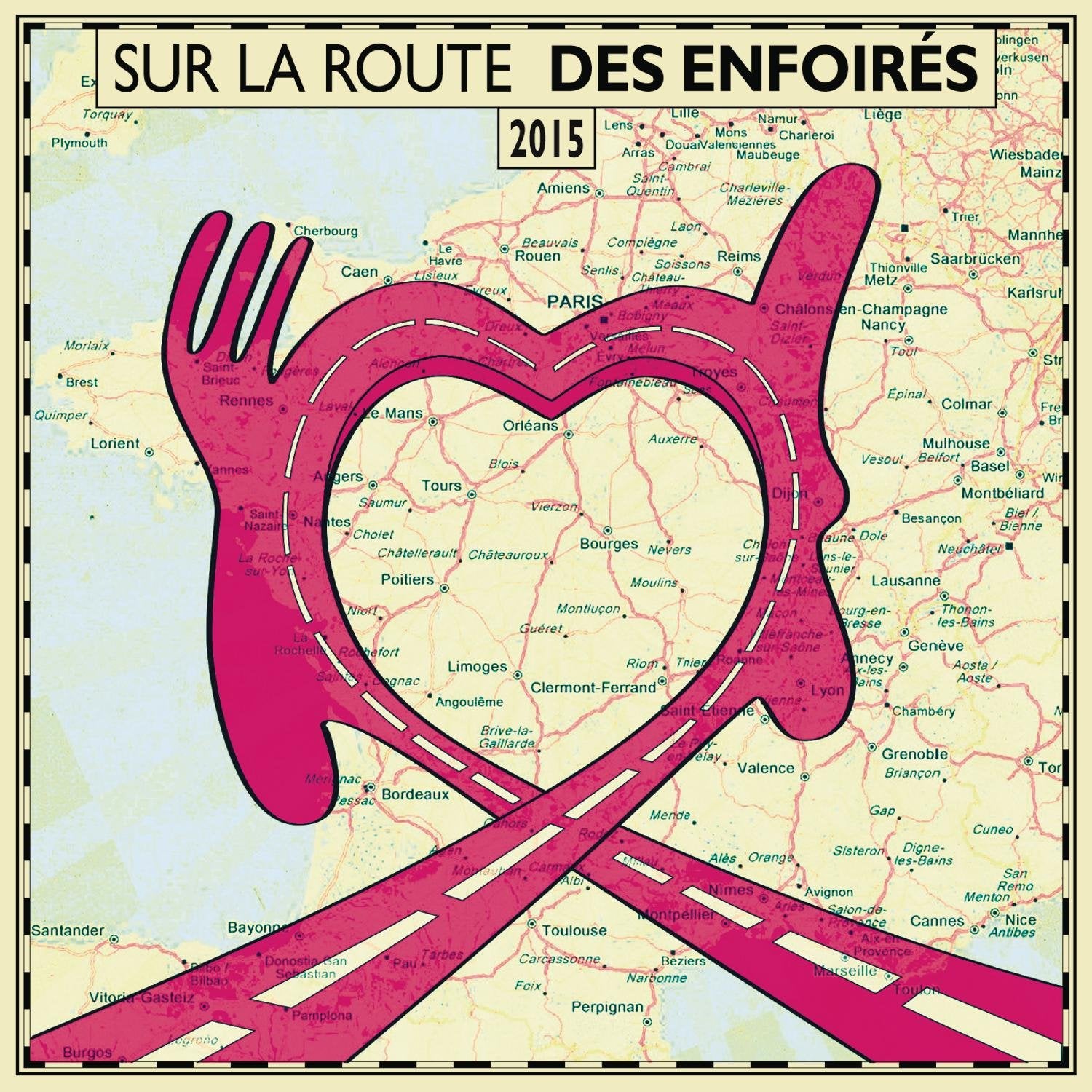 Sur la route des enfoirés 2015 - 2 CD 0888750661326