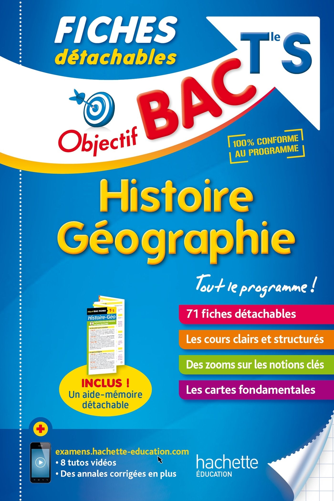 Objectif Bac Fiches détachables Histoire-Géographie Term S 9782017015895