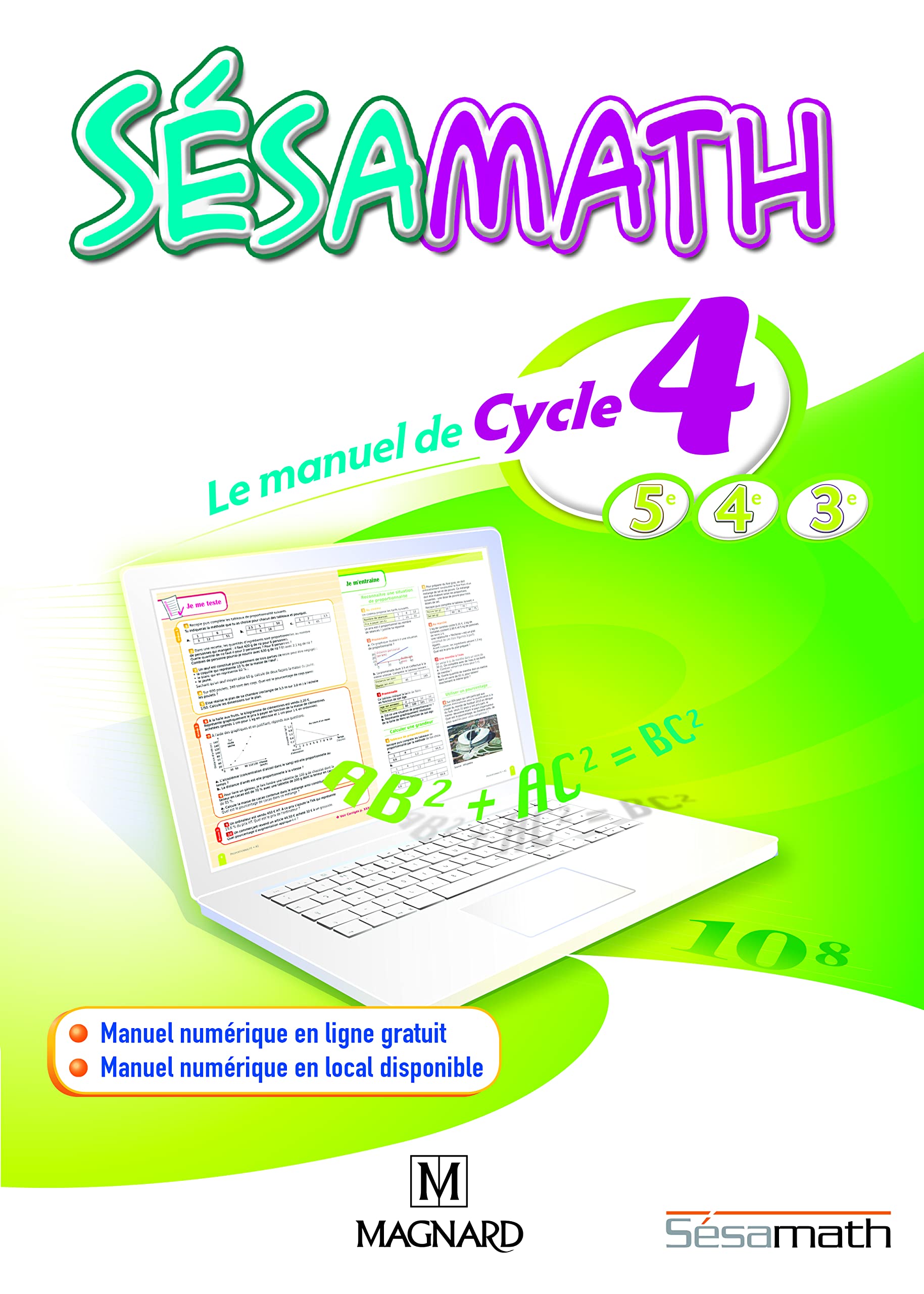 Sésamath cycle 4 - Nouveau programme 2016 9782210106345