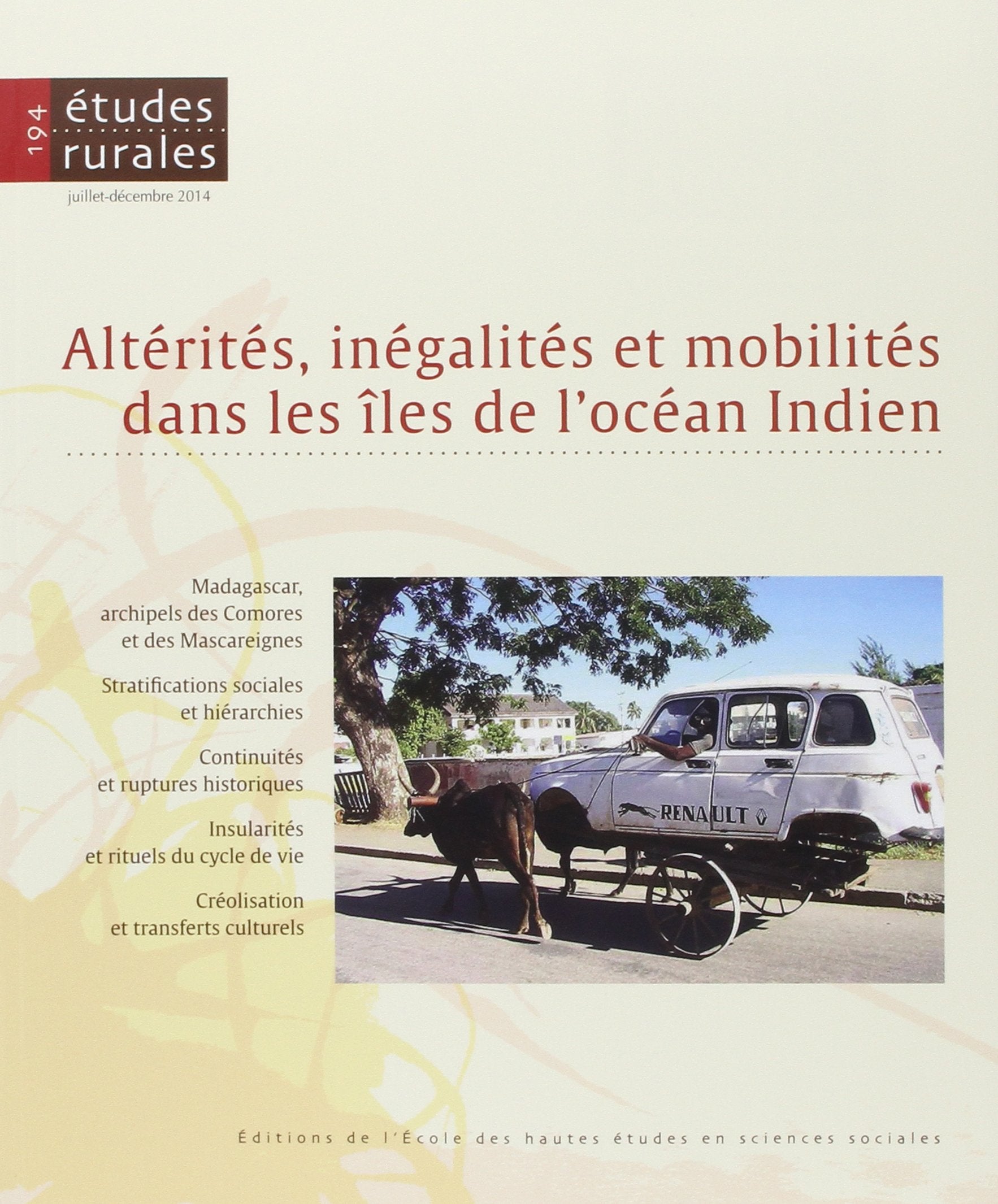 ETUDES RURALES 194 9782713224355