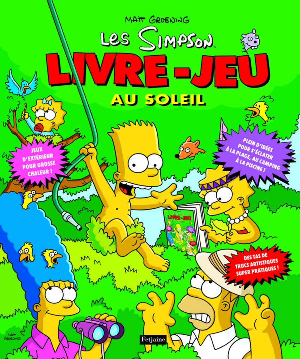 Les Simpson. Livre jeu au soleil 9782354251376