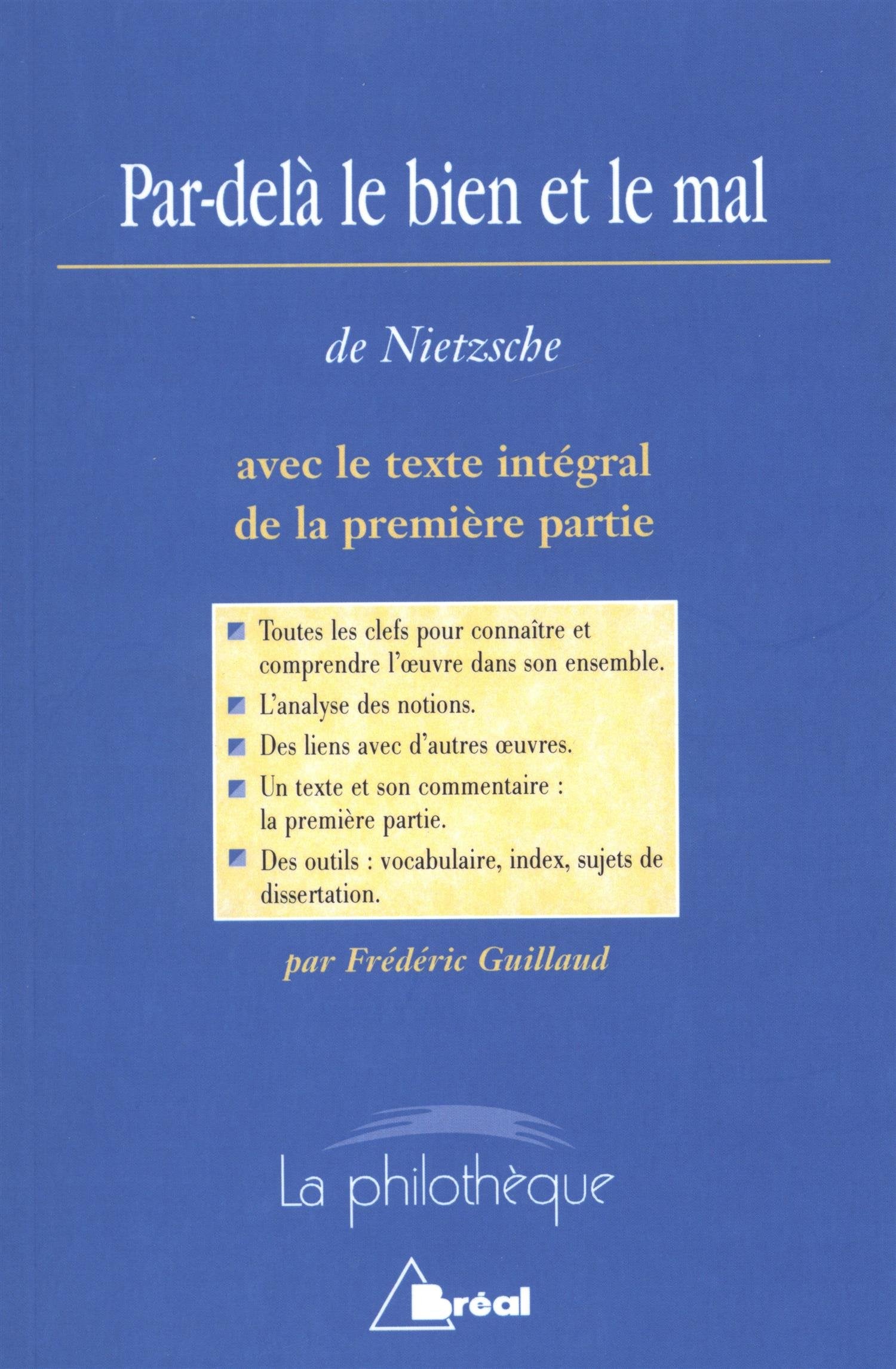 Par delà le bien et le mal (Nietzsche) 9782842919535