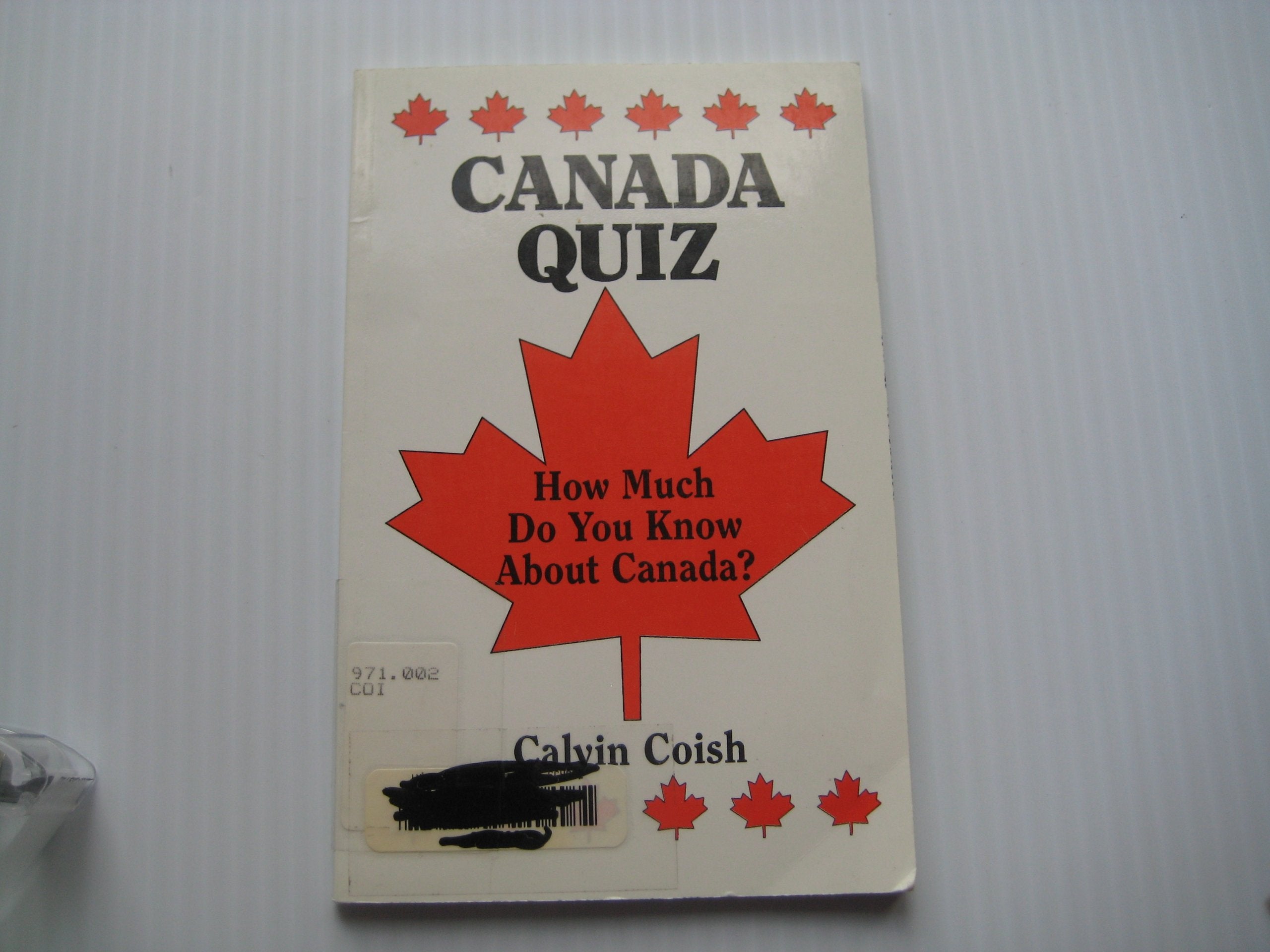 Canada Quiz 9780969112648