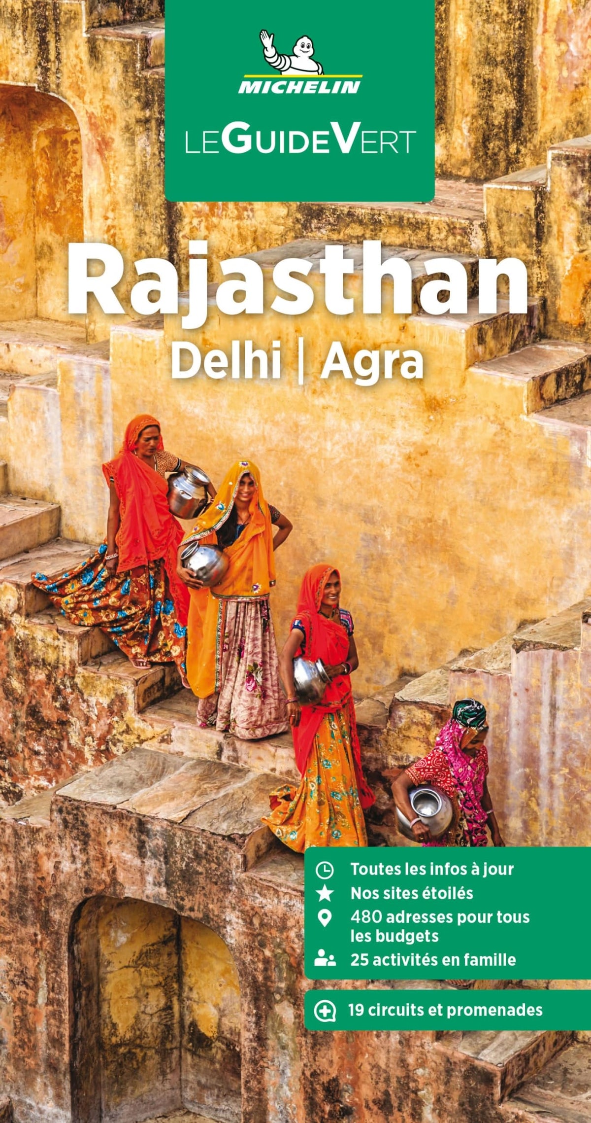 Guide Vert Rajasthan: Delhi, Agra 9782067261013
