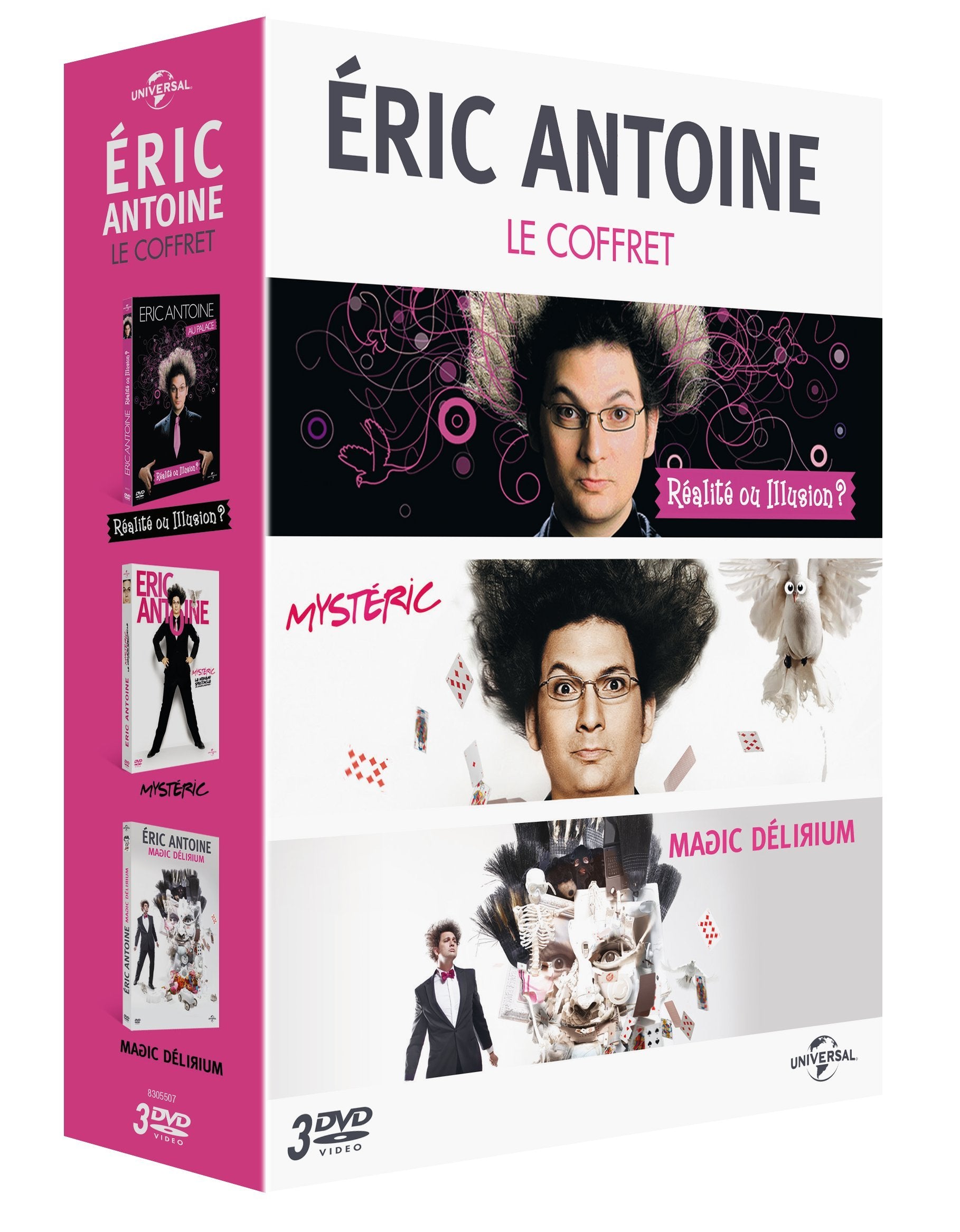 Éric Antoine, Le Coffret : Magic Déirium + Mystéric + Réalité ou Illusion 5053083055073