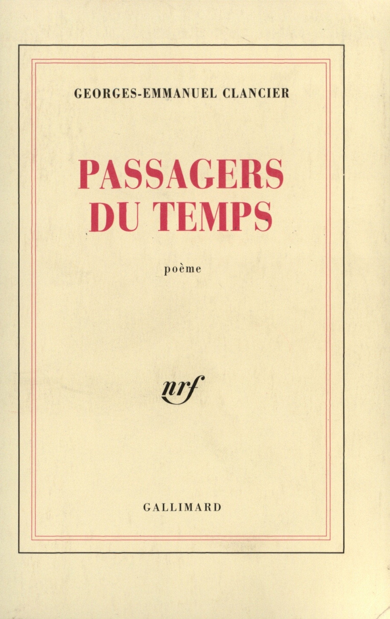 Passagers du temps 9782070723706