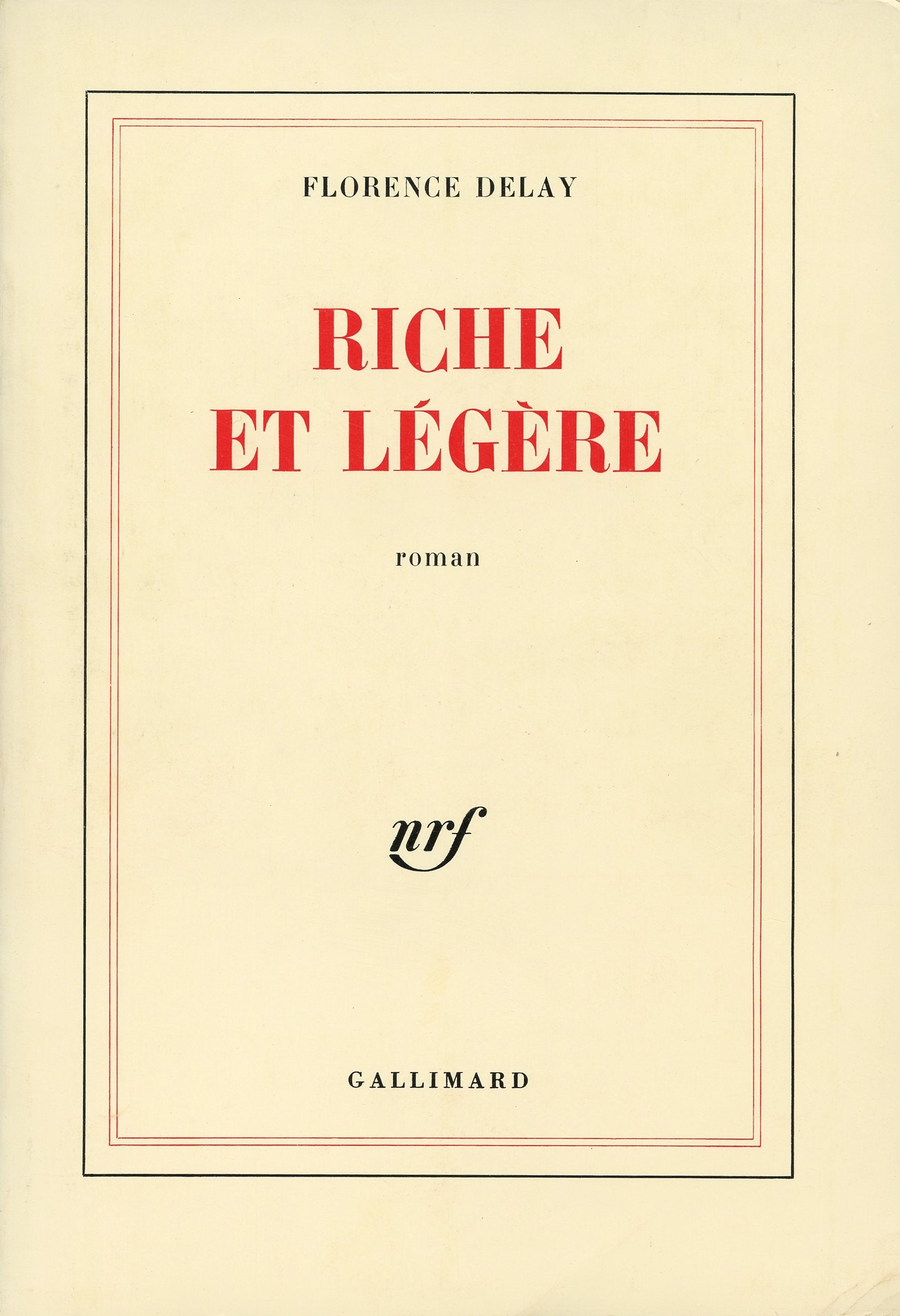 Riche et légère 9782070266982