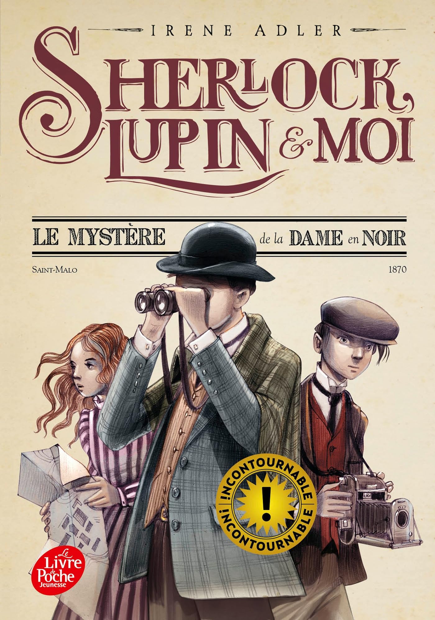 Sherlock, Lupin et moi - Tome 1: Le mystère de la dame en noir 9782017171638