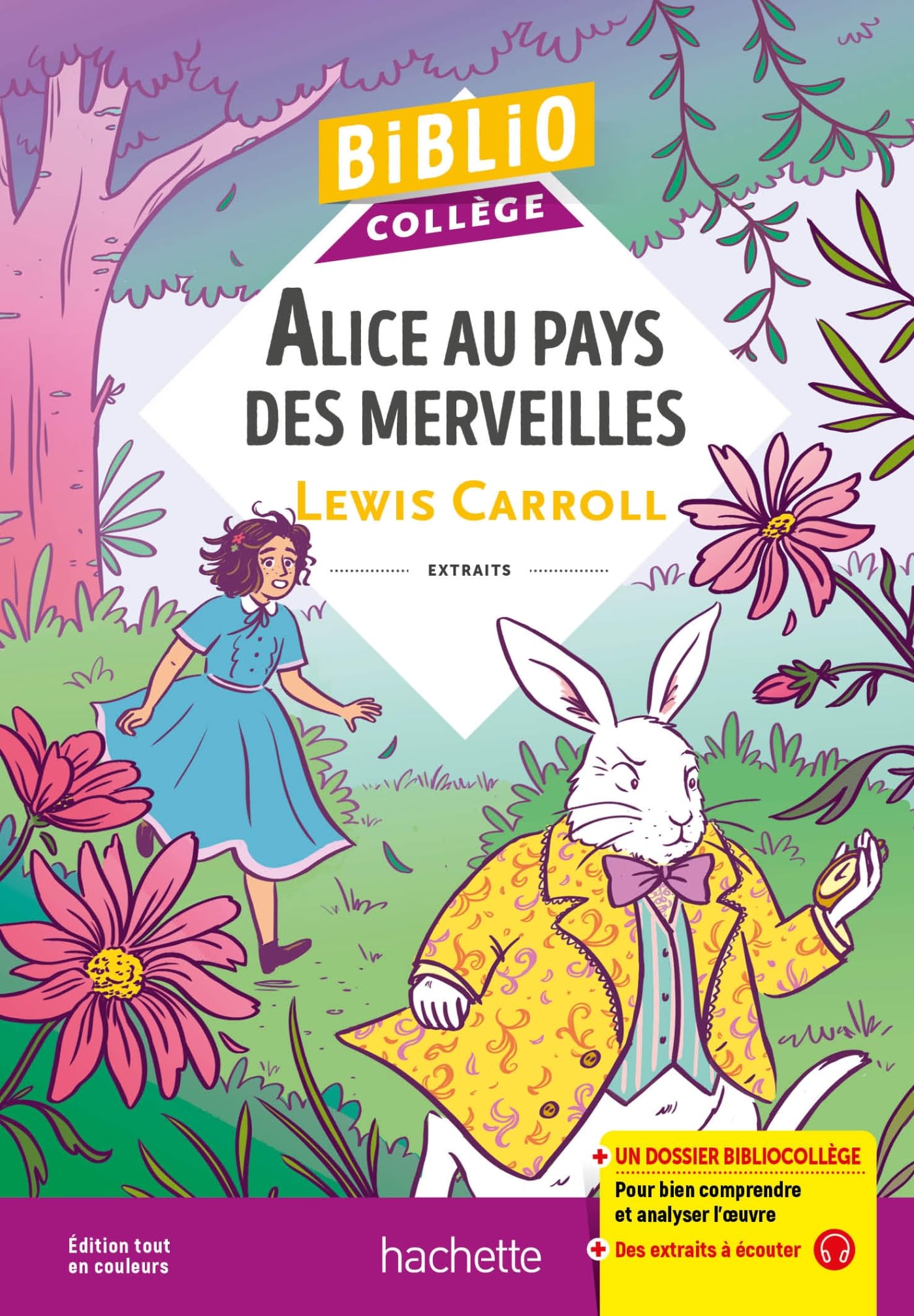 Bibliocollège - Alice au pays des merveilles 9782017261469