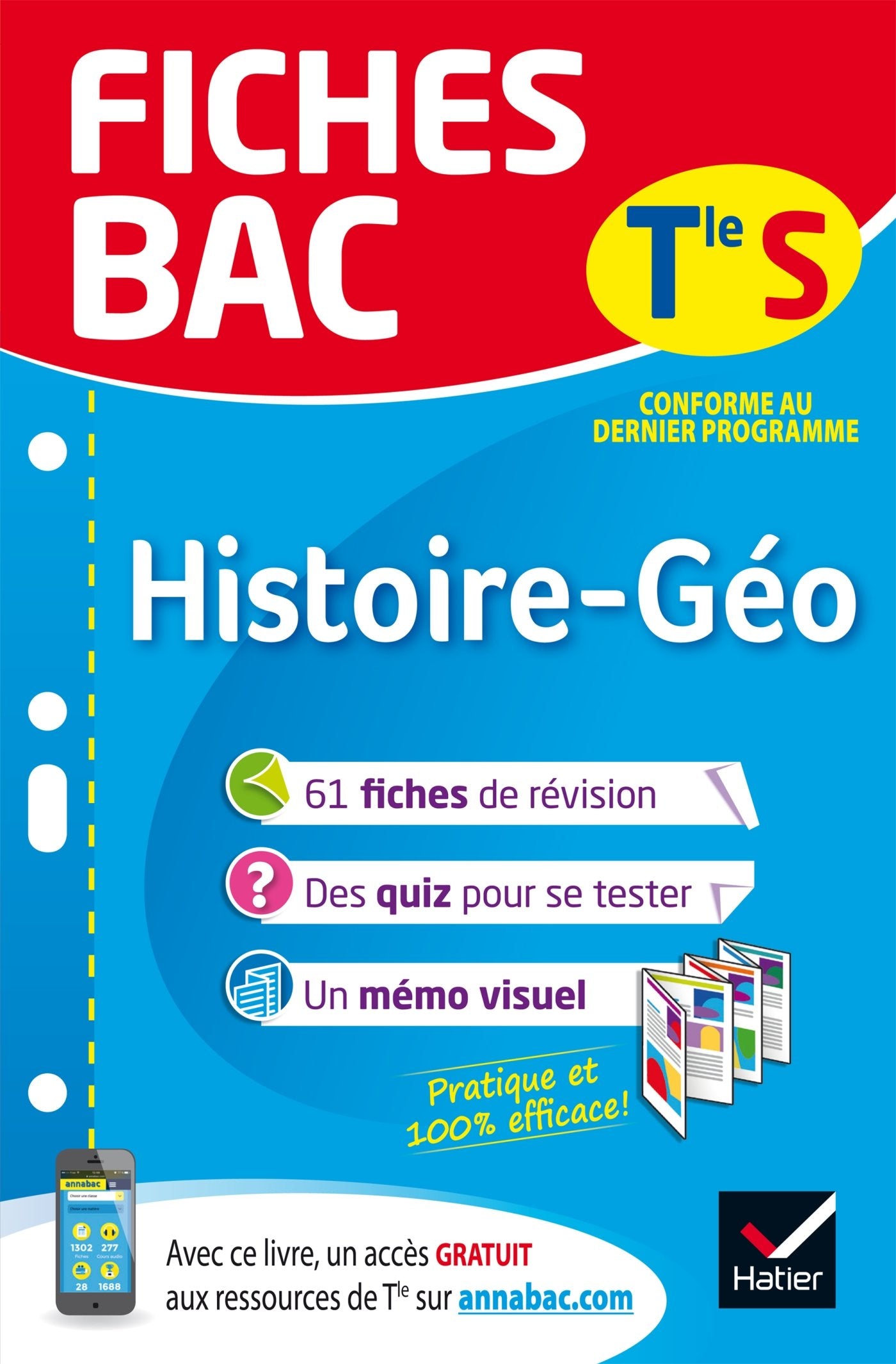 Fiches bac Histoire-Géographie Tle S: fiches de révision Terminale L, ES 9782401044210