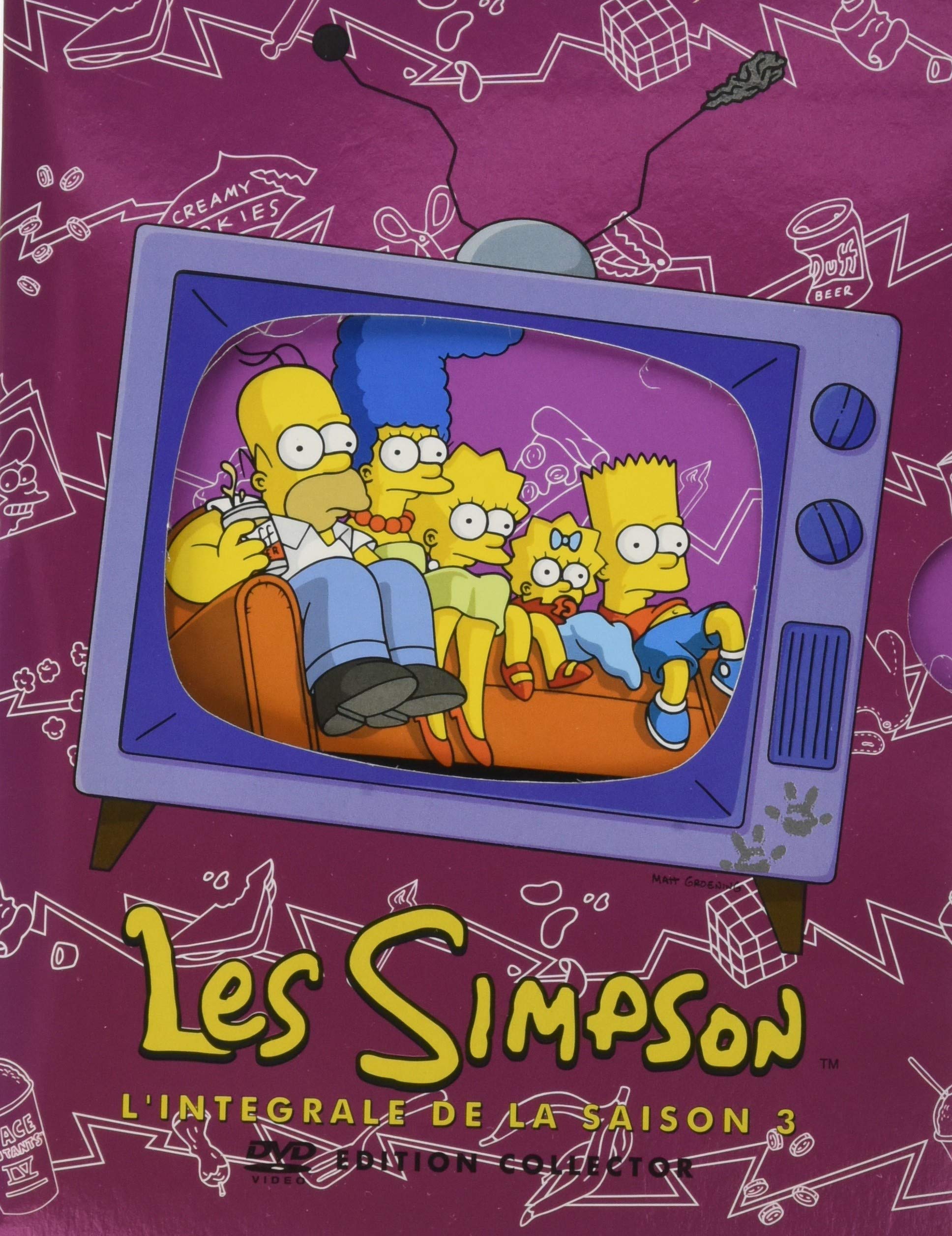 Les Simpson : L'Intégrale Saison 3 - Édition Collector 4 DVD 3344428011123