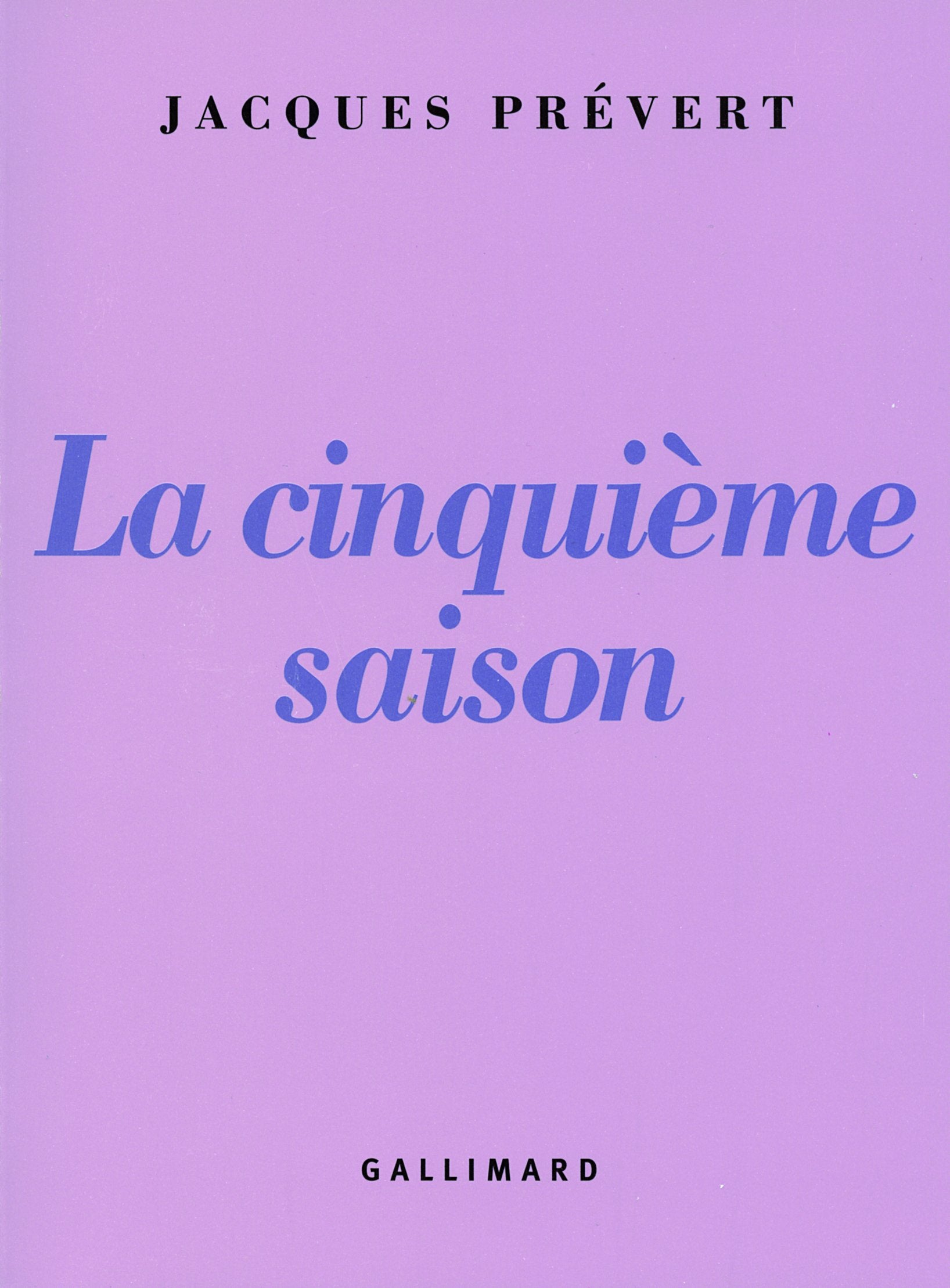 La cinquième saison 9782070123308
