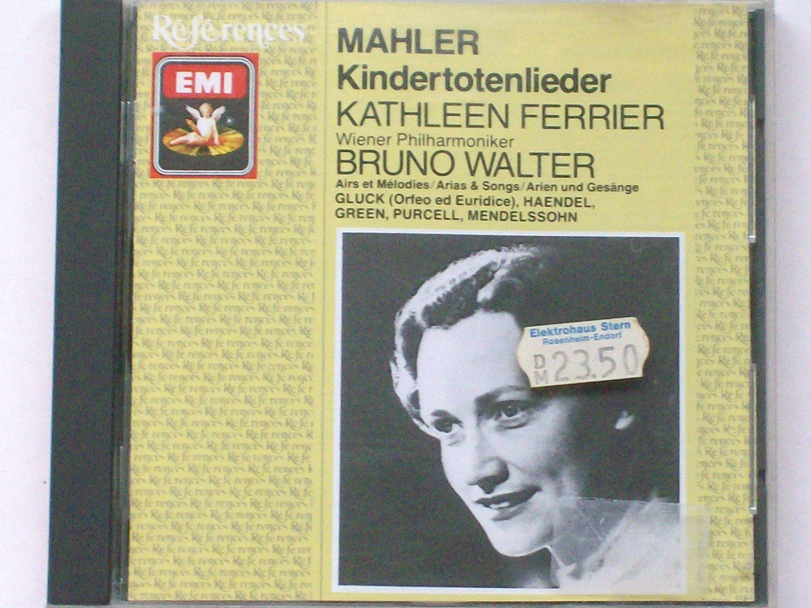 Mahler, Kindertotenlieder, with B Walter & VPO 1949 [UK Import] 5099976100321